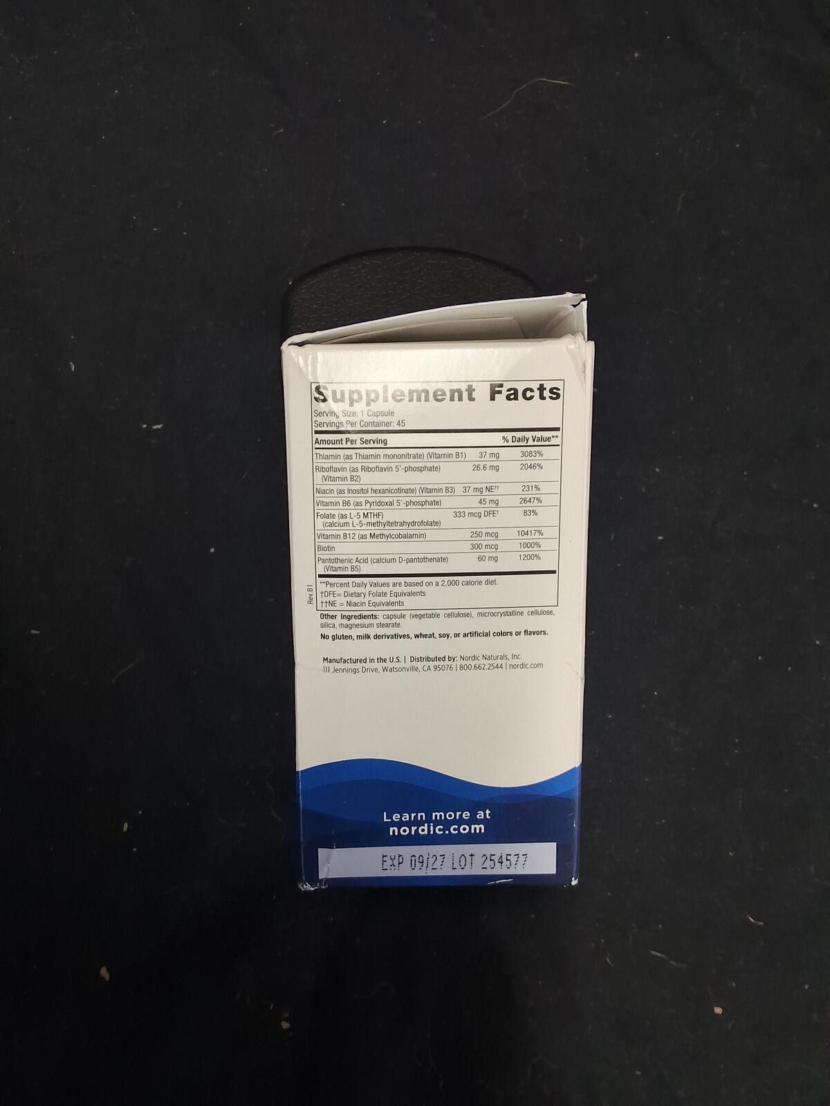 Other Nordic Naturals Vitamin B Complex - Boost Your Energy! Size ONE SIZE - 2 Thumbnail