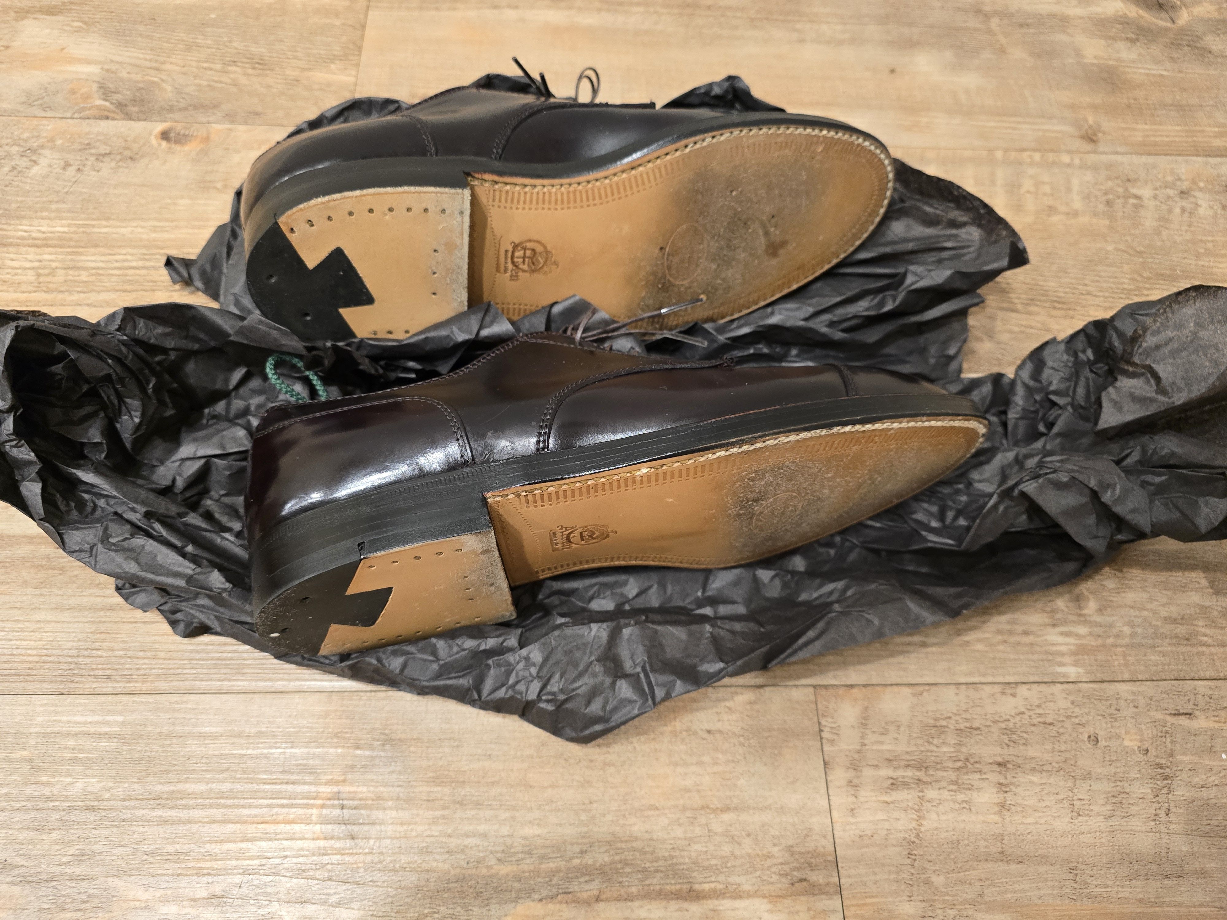 Alden Alden 2160 Shell Cordovan Shoes, 8 US / 7 UK, 2160 Bluchers Size US 7.5 / EU 40-41 - 6 Thumbnail