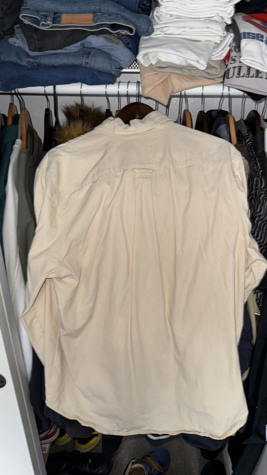 Parlez Parlez Beige Work Shirt Size US L / EU 52-54 / 3 - 3 Thumbnail