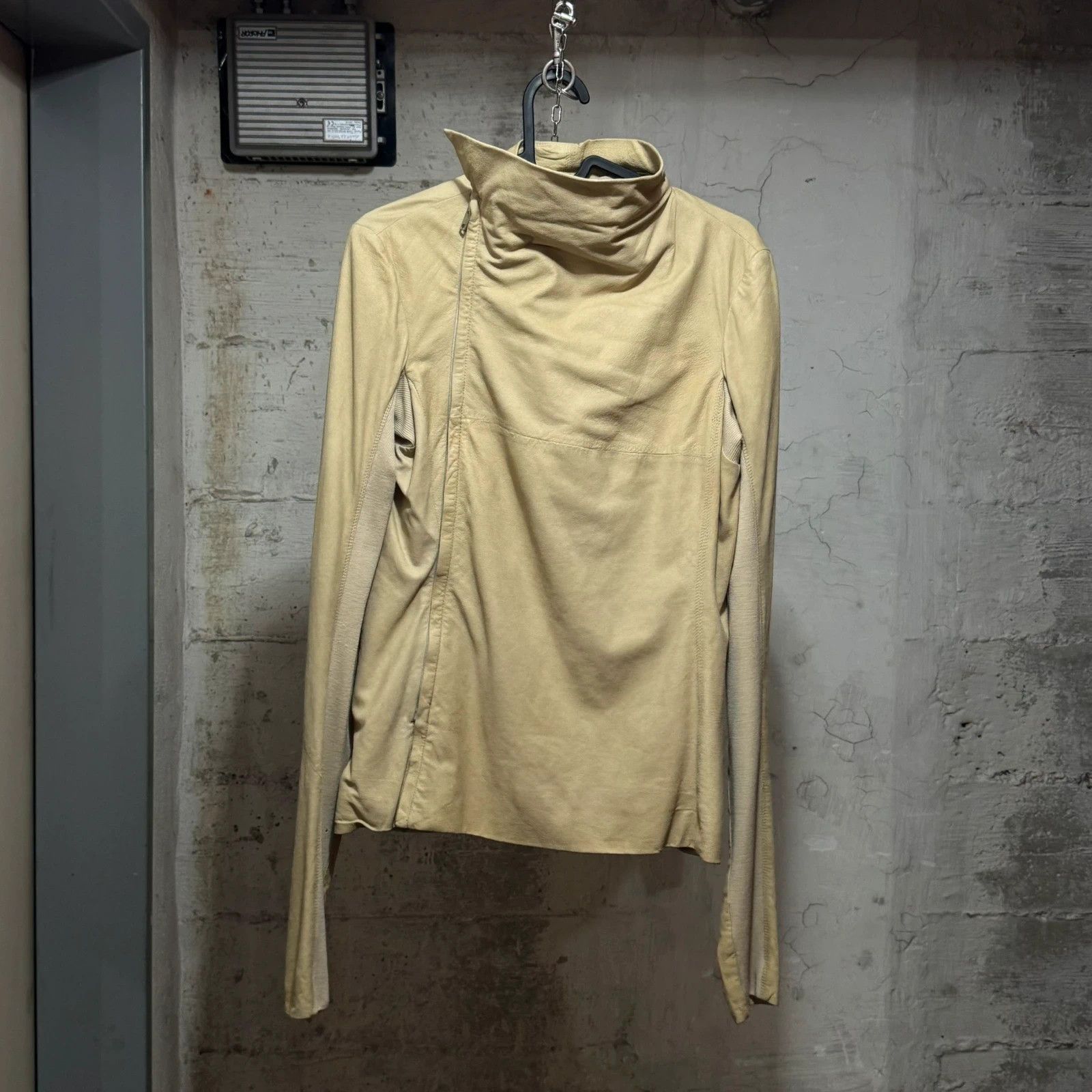 Rick Owens F/W 2010 Rick owens lamb skin side zip leather jacket Size M / US 6-8 / IT 42-44 - 1 Thumbnail
