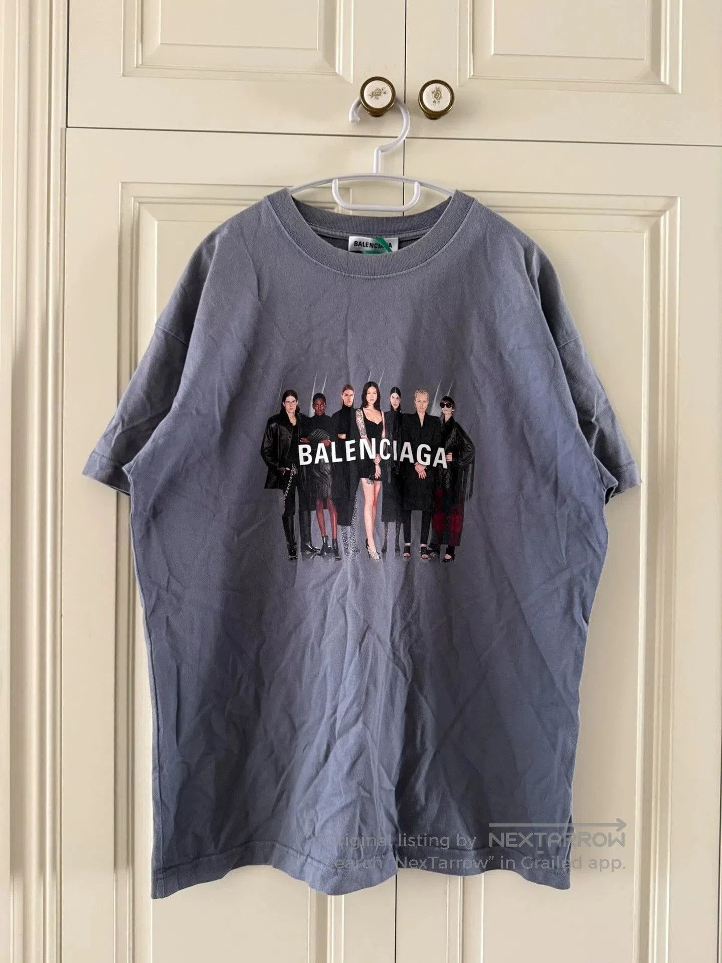 balenciaga short sleeve graphic t.