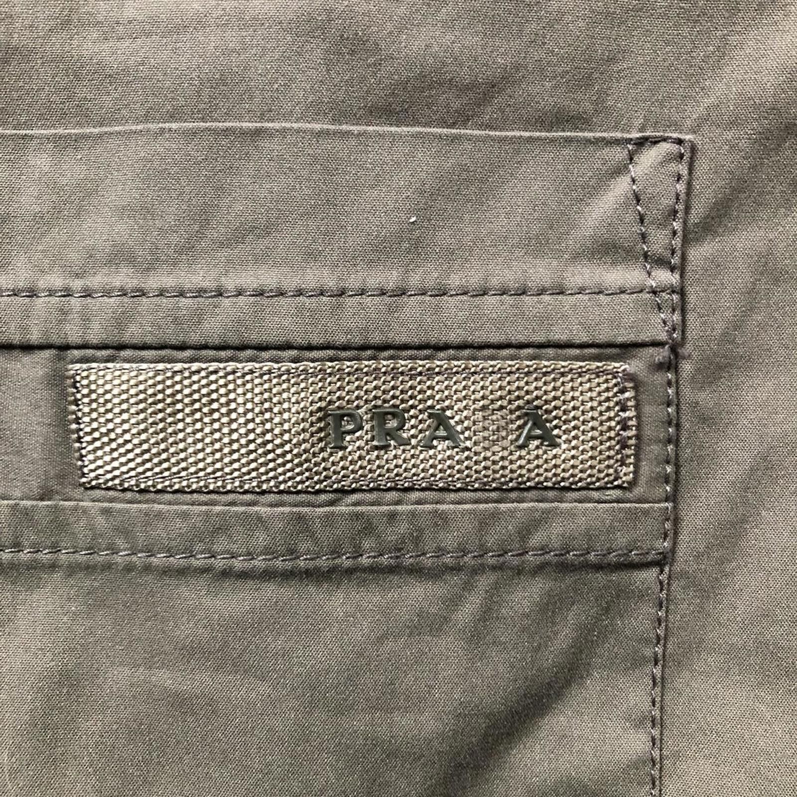 Prada Vintage Prada Short Sleeve Button Up Shirt Size US L / EU 52-54 / 3 - 3 Thumbnail
