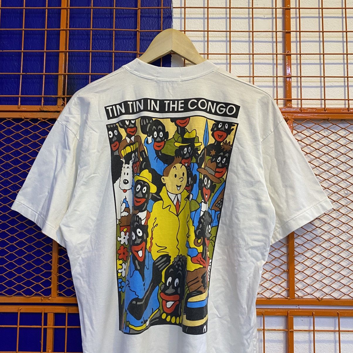 Vintage Vintage Tintin Cartoon Network Tshirt Size US L / EU 52-54 / 3 - 2 Thumbnail