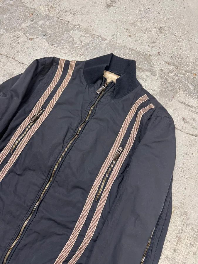 Designer × Emporio Armani × Vintage 2000s Emporio Armani Navy Multi Zips Racing Jacket Size US S / EU 44-46 / 1 - 3 Thumbnail