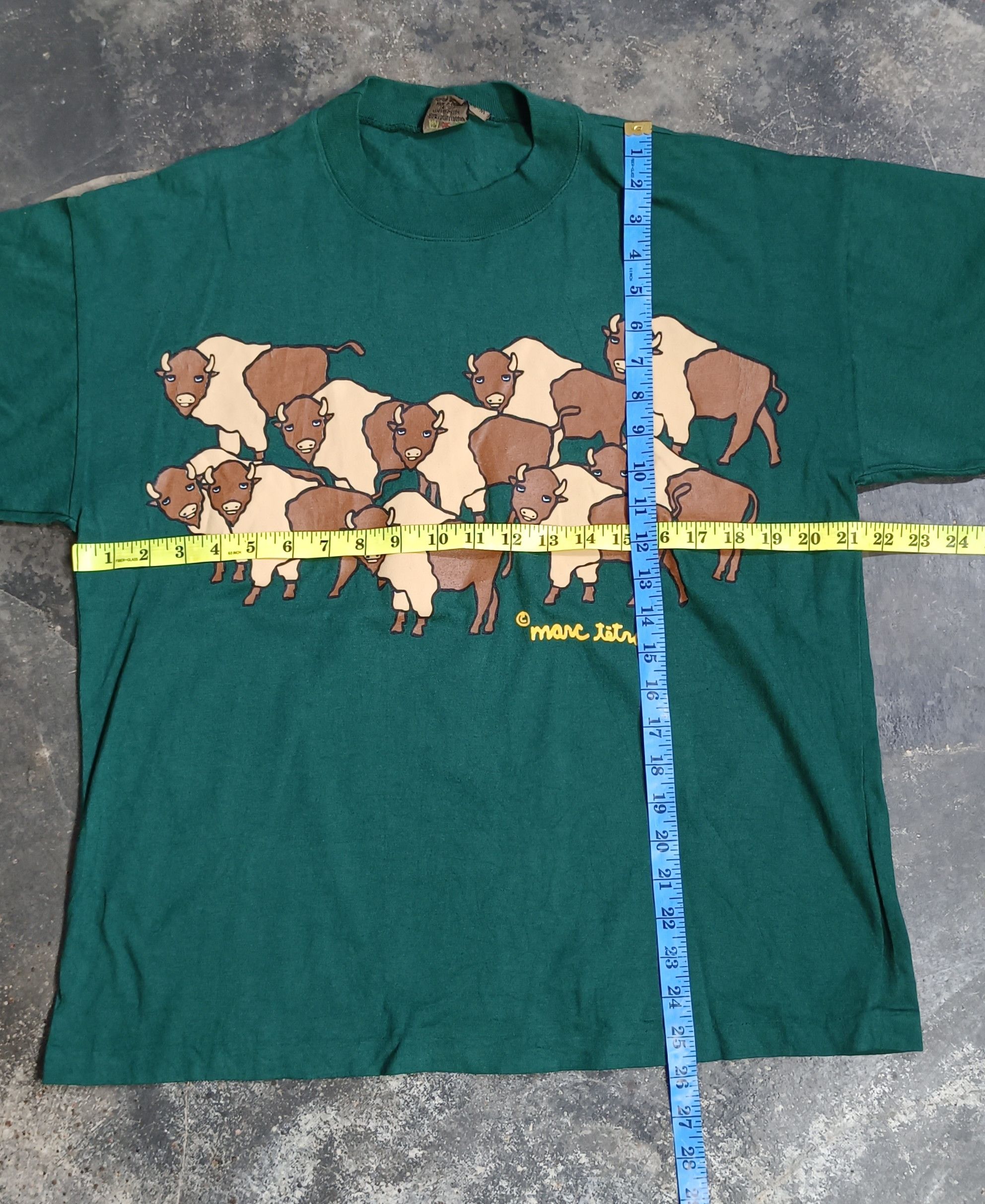 Vintage Vintage Canada Buffalo Tee 90s Marc Tetro Made in Canada Size US L / EU 52-54 / 3 - 8 Thumbnail