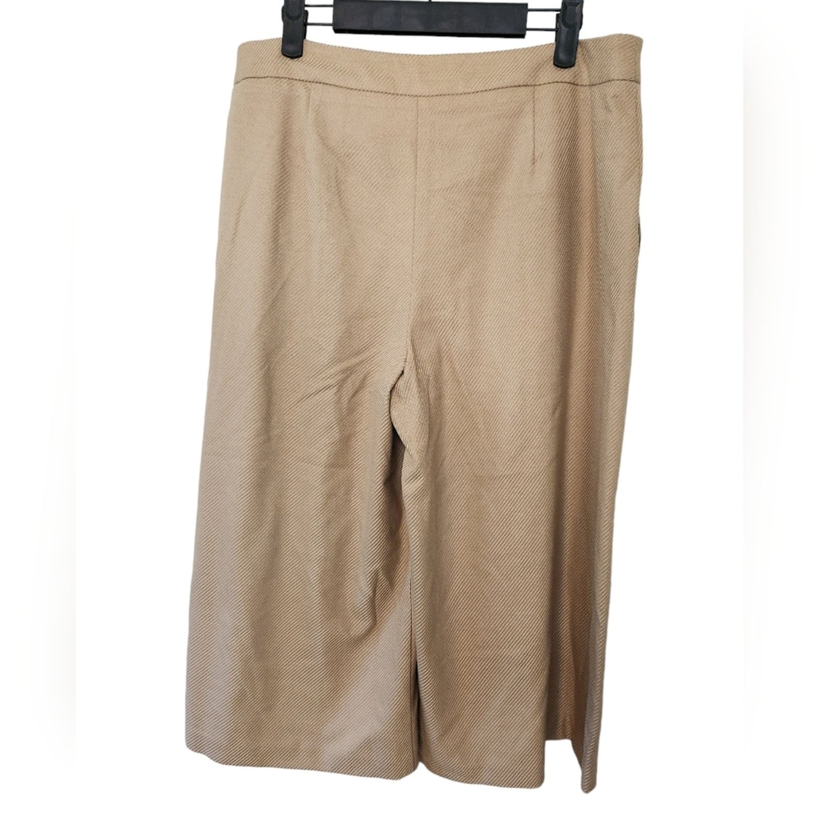 Trina Turk Trina Turk NWT Prizzi Knit Guacho Wide Leg Crop Pants 10 Size 32" / US 10 / IT 46 - 4 Thumbnail