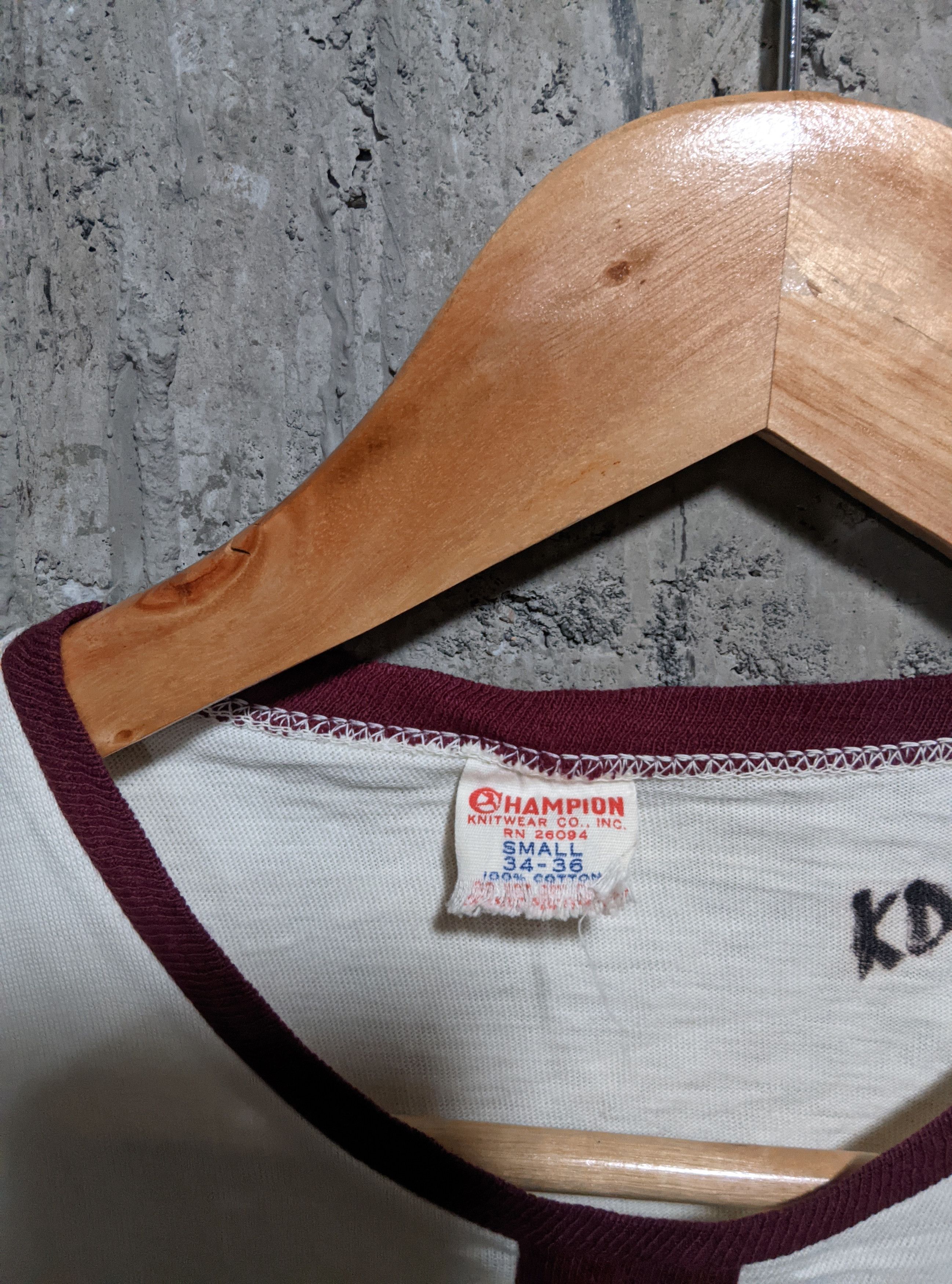 Champion Vintage 50s champion ringer athletic t shirt Size US S / EU 44-46 / 1 - 2 Thumbnail