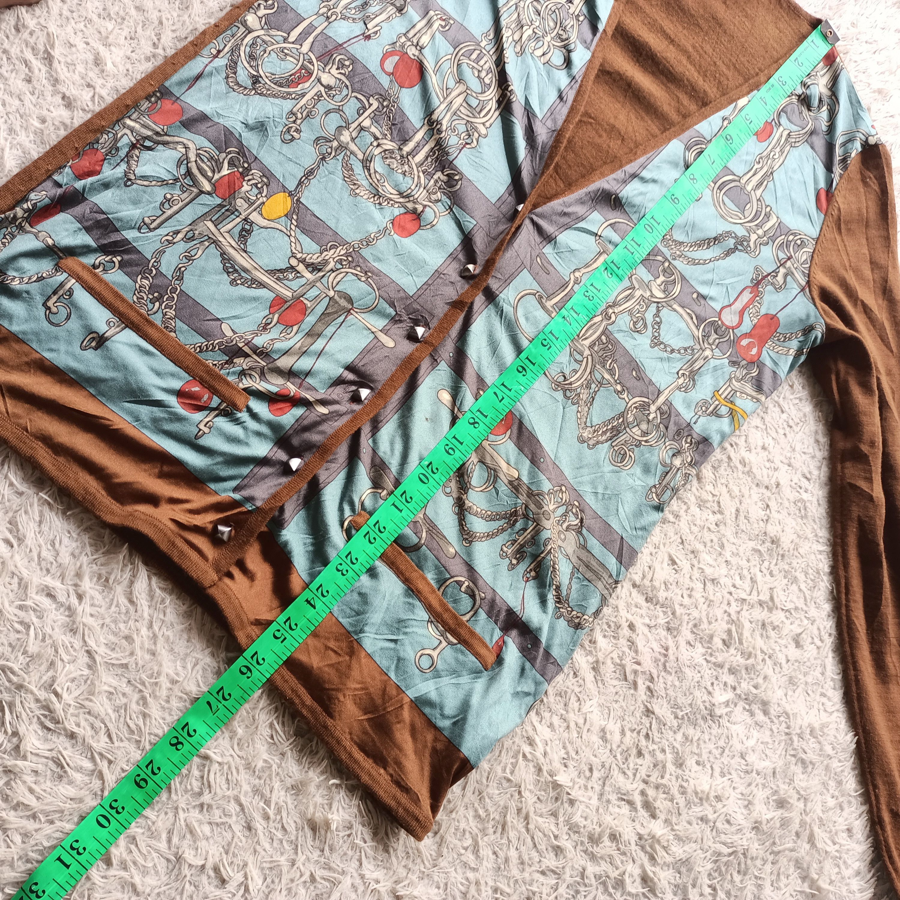 Hermes Hermes by jean paul gaultier chain cashmere cardigan Size S / US 4 / IT 40 - 16 Thumbnail