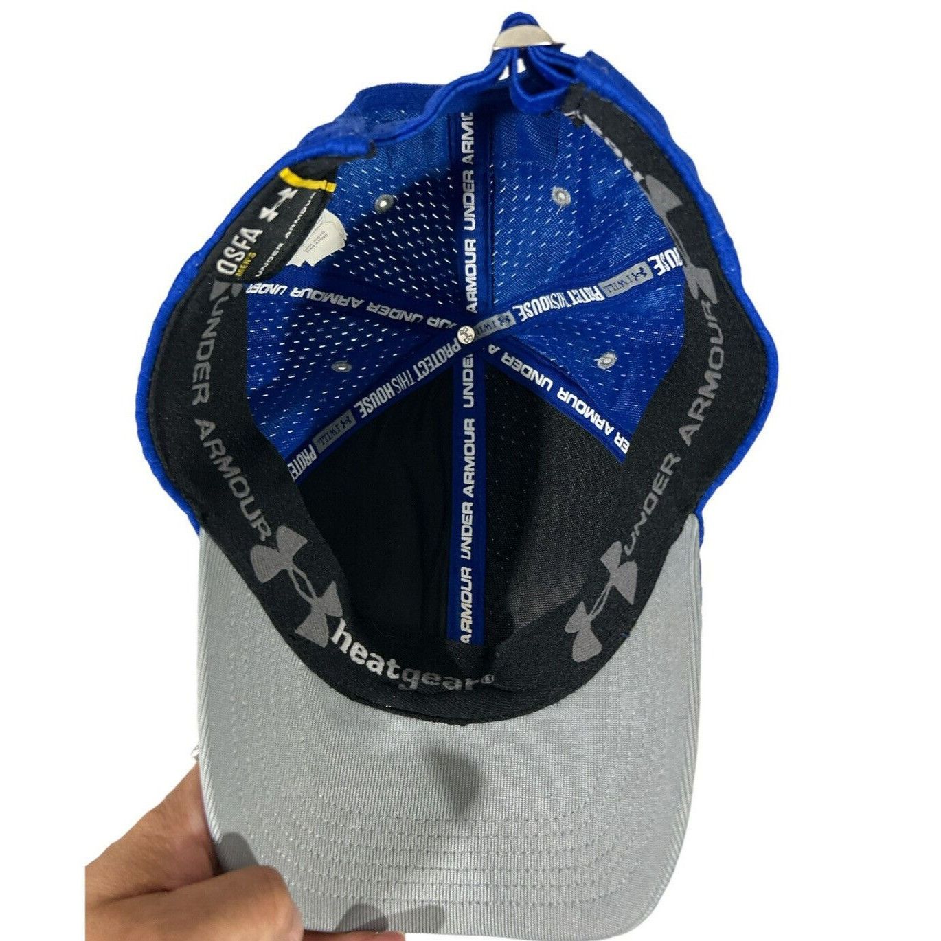 Under Armour UNDER ARMOUR hat Adjustable blue mesh Size ONE SIZE - 5 Thumbnail