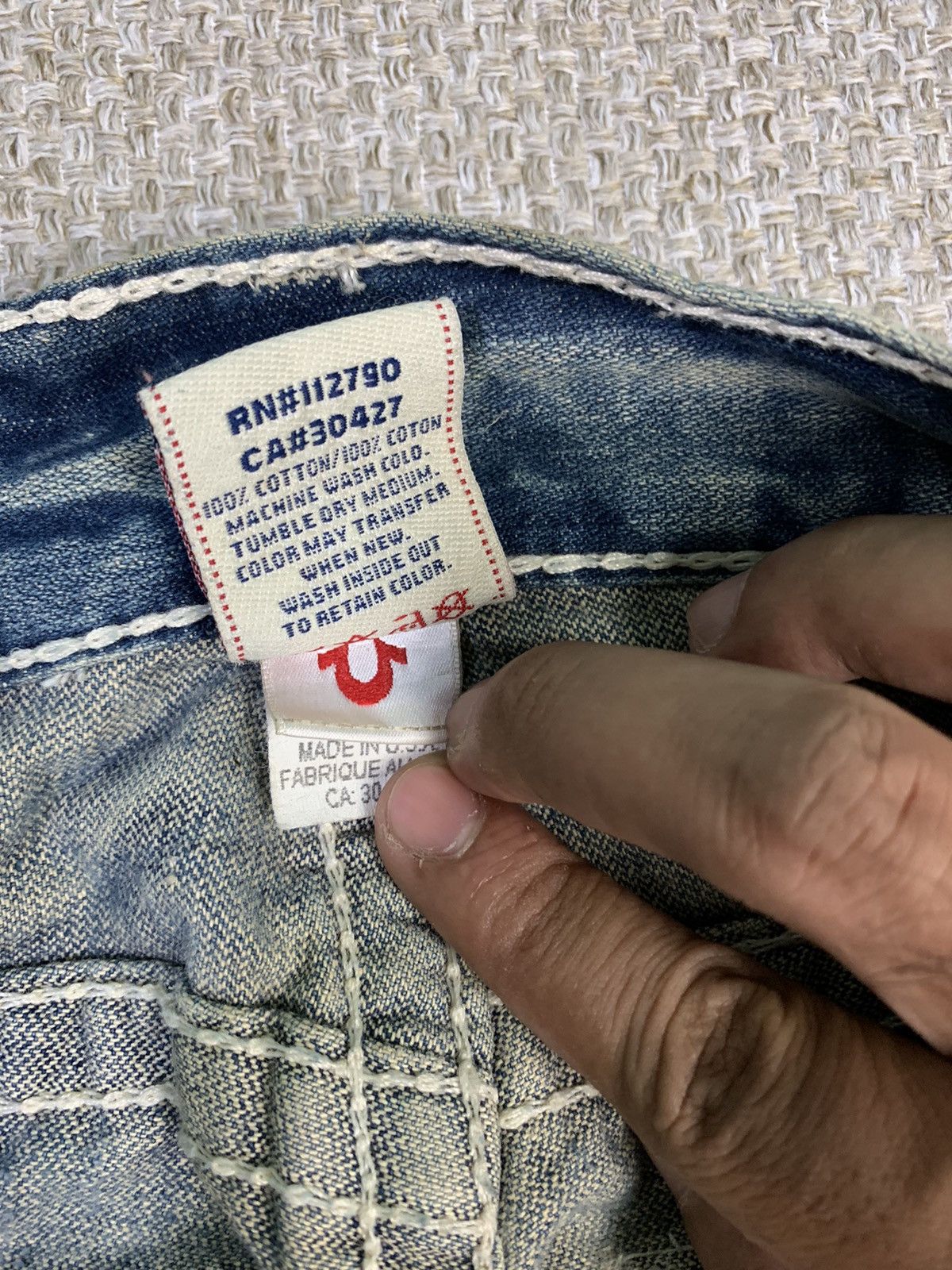 True Religion True Religion Joey Big T Jeans Size US 31 - 7 Thumbnail