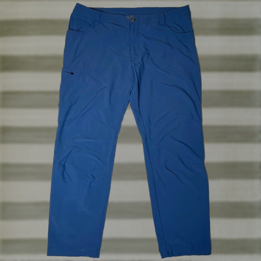 Patagonia Patagonia Men's Quandary Pants 40x30 Regular Blue Solid Hiking Style 55175 Outdoors Lightweight Pockets Men’s Jeans/Activewear Summer Spring Fall Size US 40 / EU 56 - 1 Thumbnail