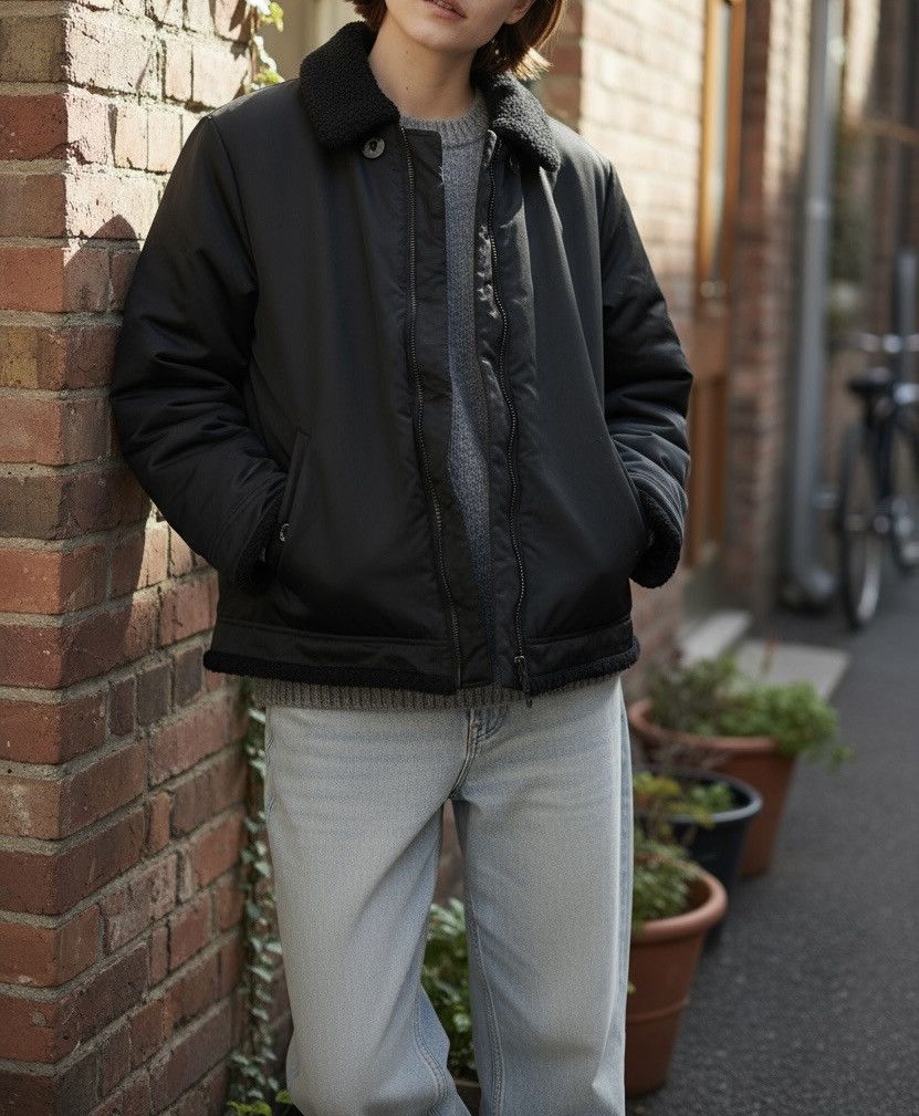 Yohji Yamamoto TAX FREE 🇺🇸 Vintage yohji yamamoto Y’s for living boa jacket Size US M / EU 48-50 / 2 - 2 Thumbnail