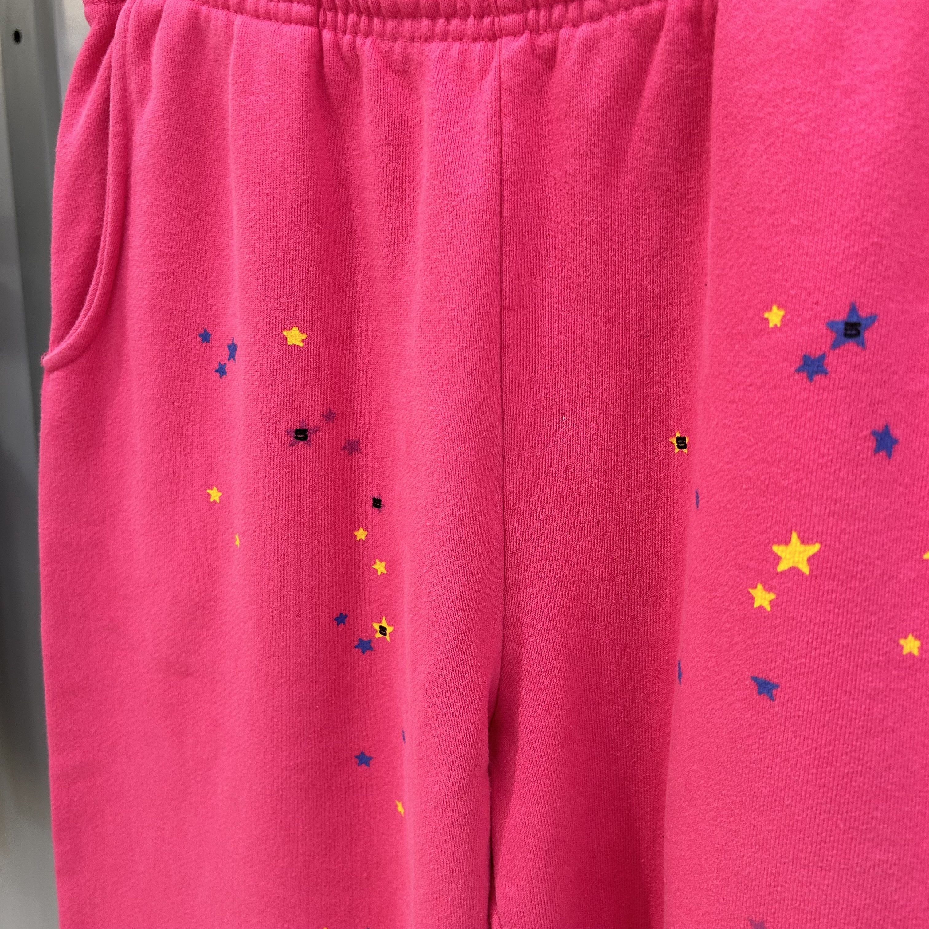 Sp5der SP5DER P*NK Sweat Pants Pink Size US 32 / EU 48 - 3 Thumbnail
