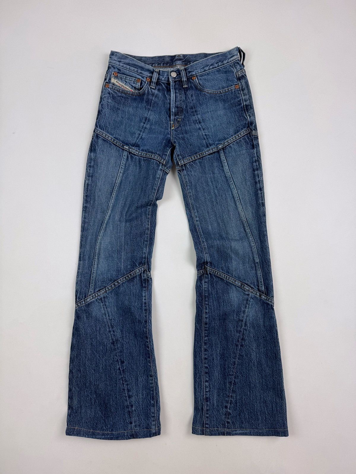 Diesel × Vintage Diesel Y2K Lambry Flare Denim Jeans Pants | Grailed