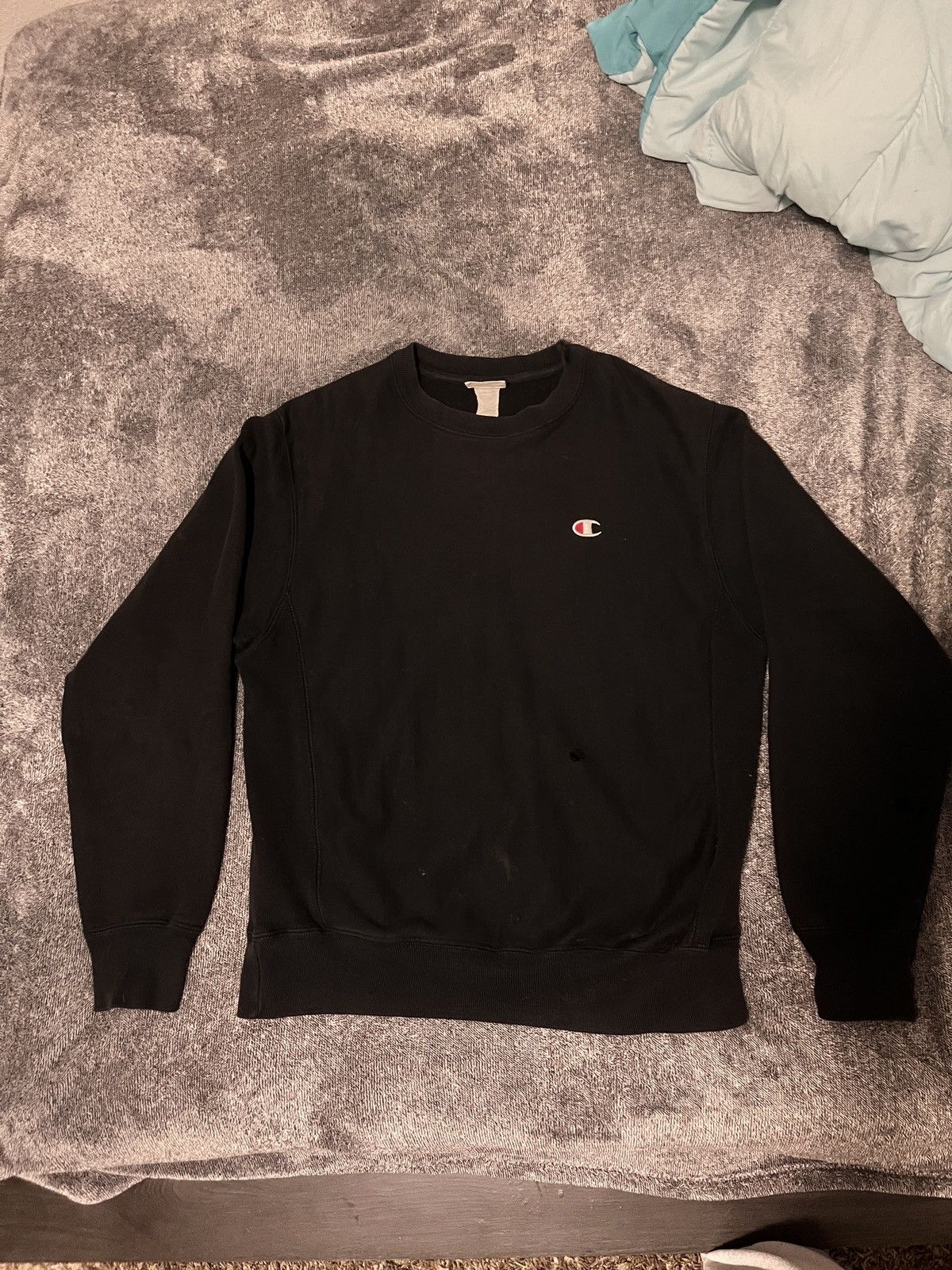 Champion Black Champion Reverse Weave Sweatshirt- Size Medium Size US M / EU 48-50 / 2 - 1 Thumbnail