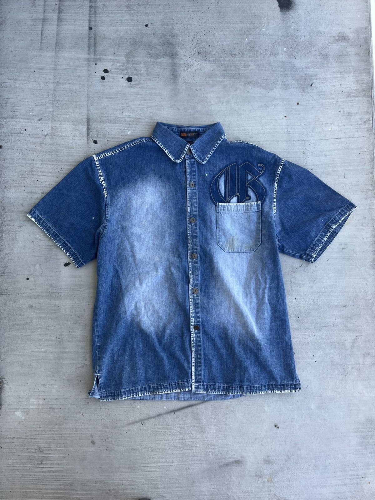 Vintage God Body Denim Technology Vintage Logo Shirt - Size L Size US L / EU 52-54 / 3 - 1 Thumbnail