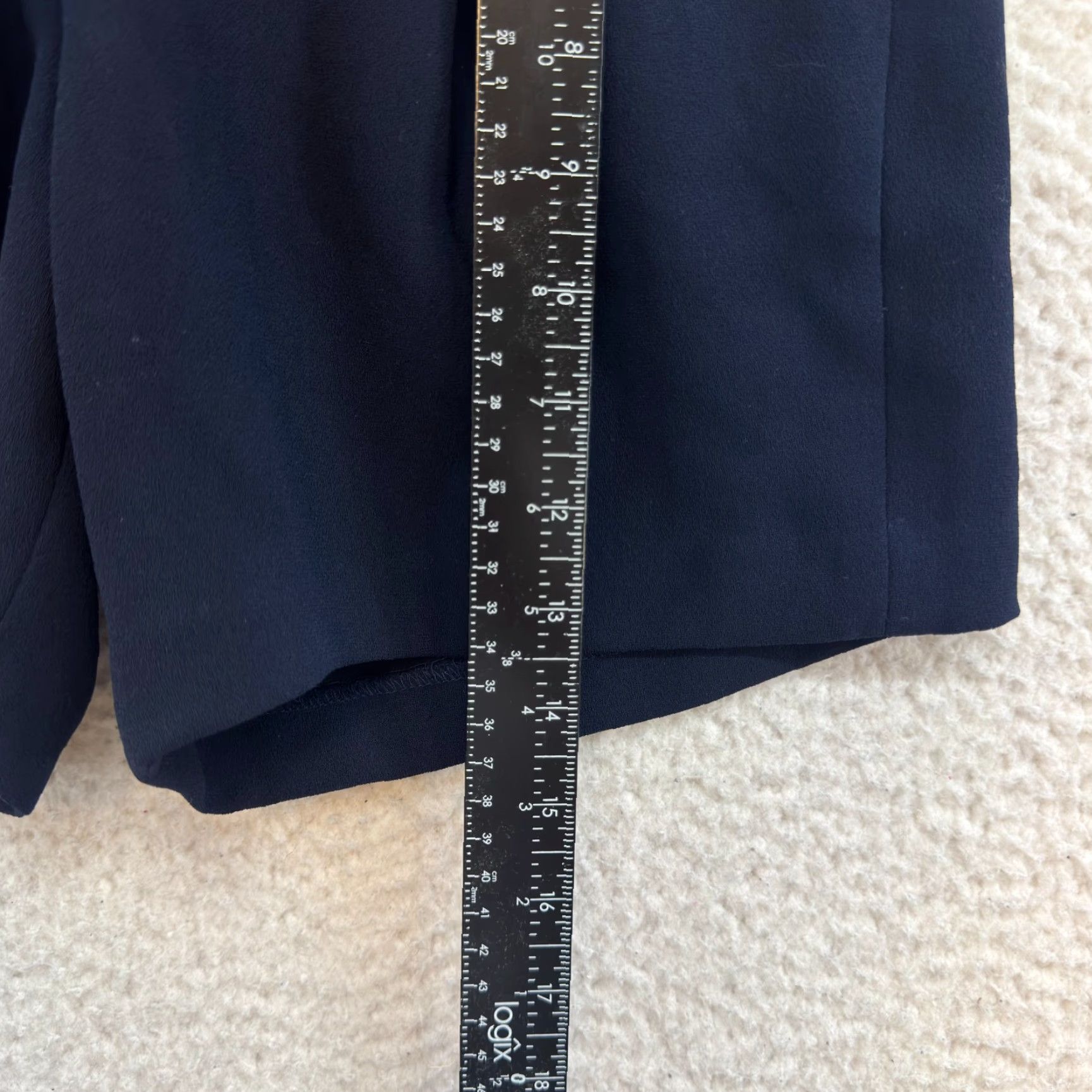 J.Crew VINTAGE J. CREW Dress Shorts 0 24 Navy Blue Pleated Preppy Chino Size 25" / US 0 / IT 36 - 5 Thumbnail