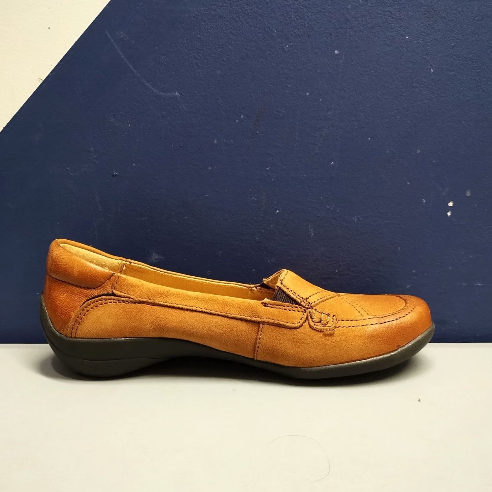 Naturalizer Naturalizer N5 Comfort Fiorenza Loafers Flats Womens Size 6M Brown & Black Leather Shoes Size US 6 / IT 36 - 6 Thumbnail