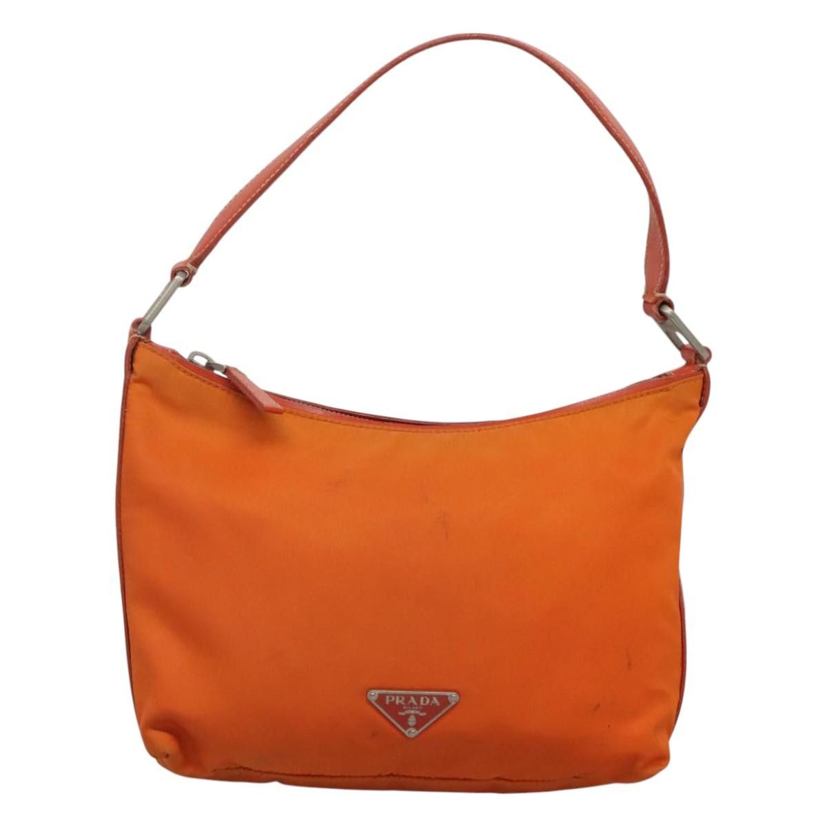 Prada PRADA Shoulder Bag Nylon Orange Silver Size ONE SIZE - 2 Thumbnail