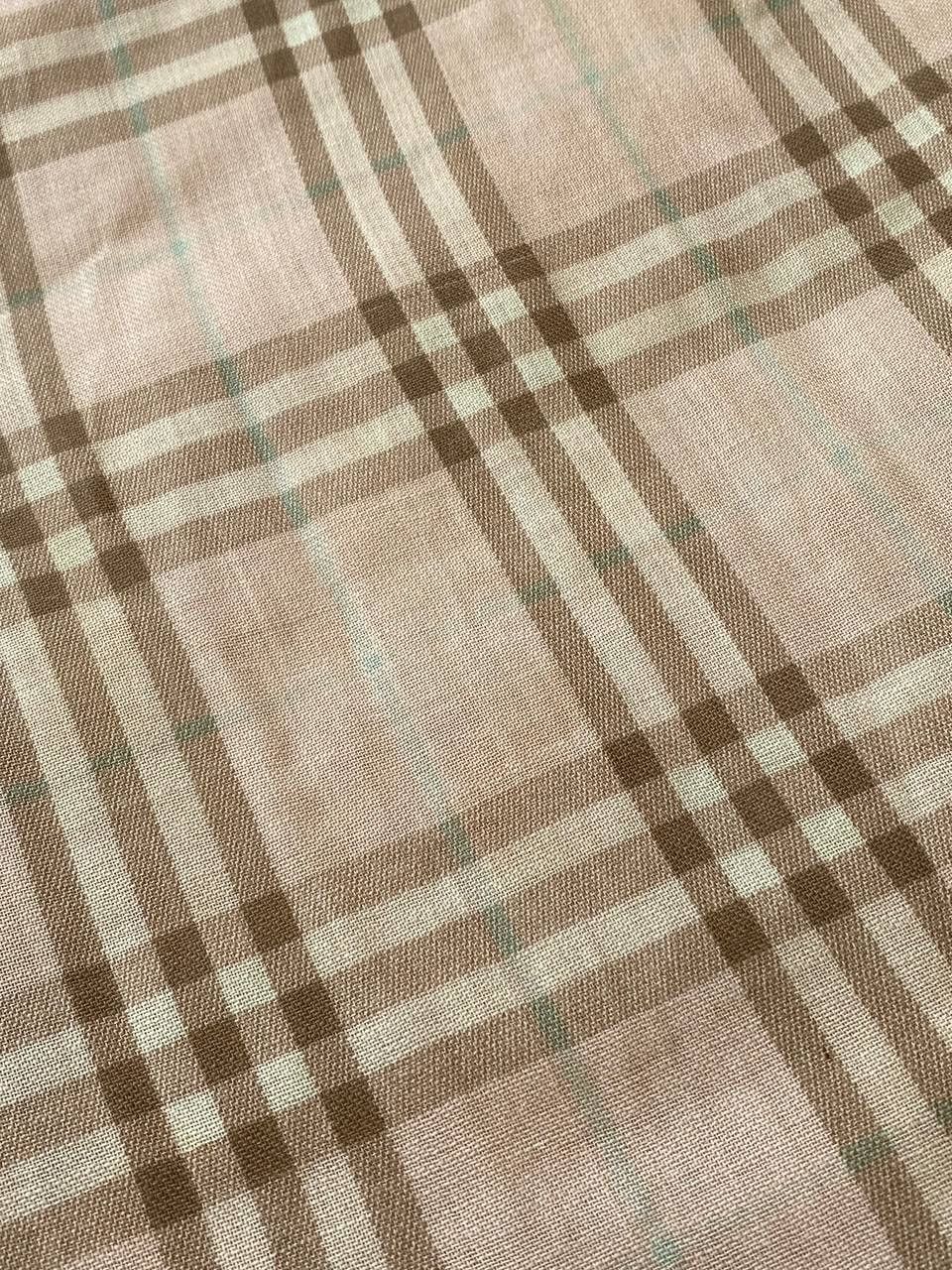 Burberry Vintage Burberry London Check Wool Shawl Scarf Size ONE SIZE - 6 Thumbnail