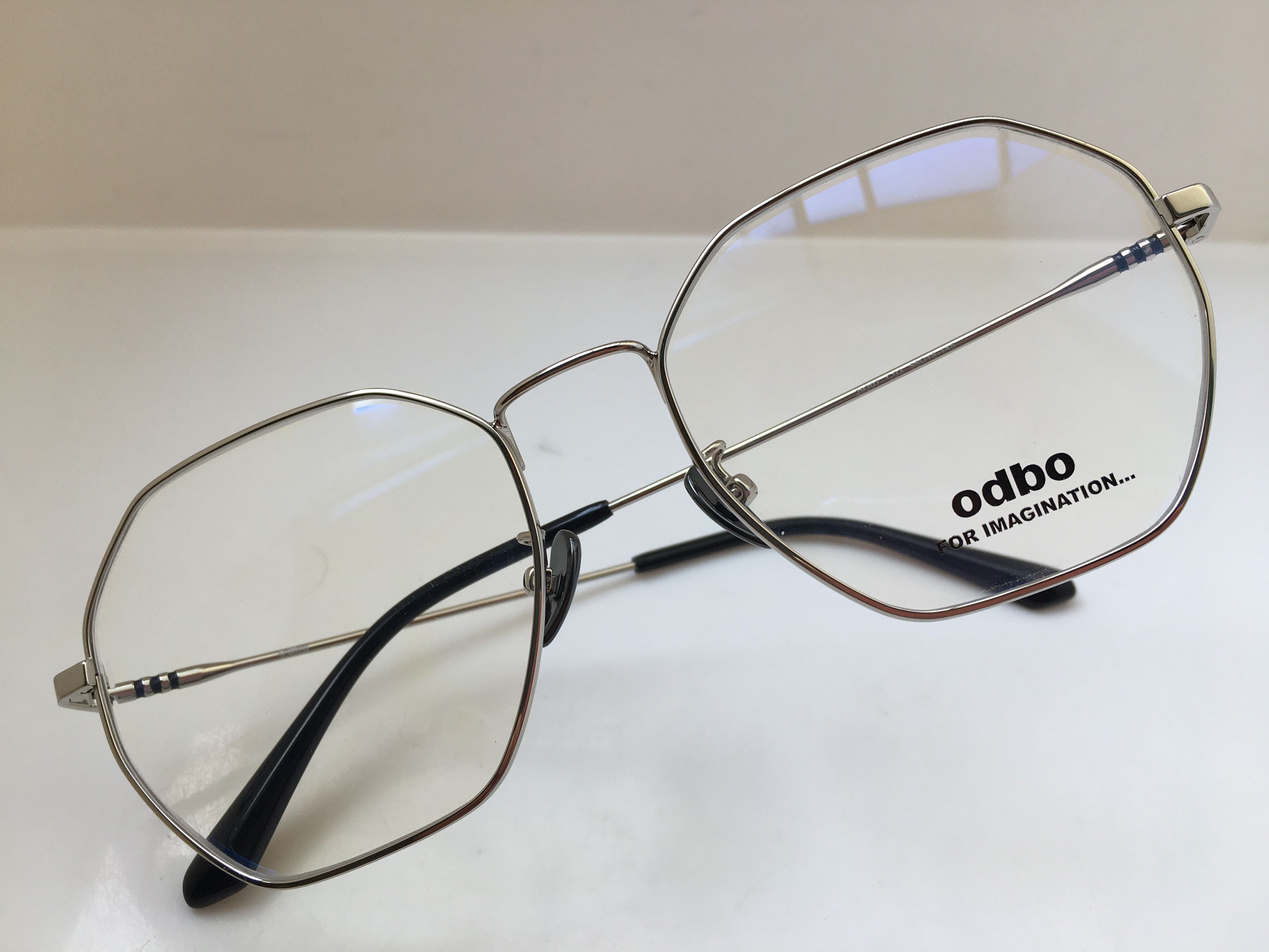 Other odbo 29307 Silver Polygon Eyeglasses Frame Size ONE SIZE - 5 Thumbnail