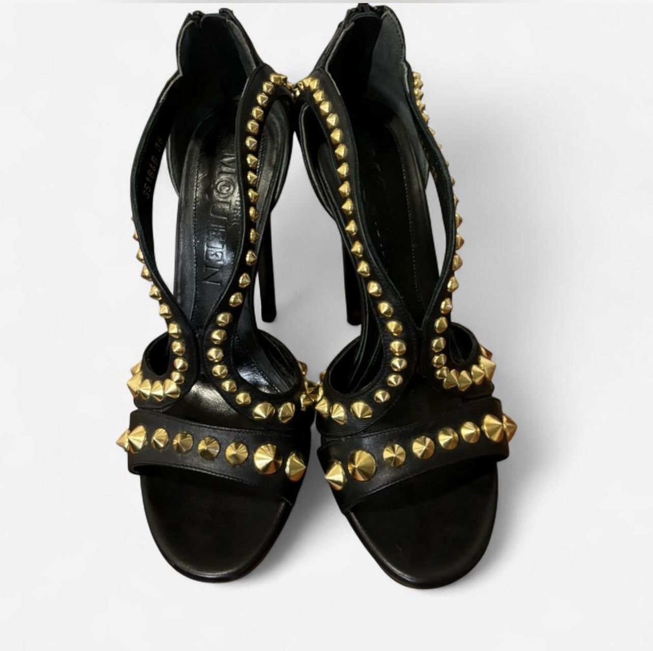 Alexander McQueen Vintage Alexander Mcqueen T - strap sandals Size US 6 / IT 36 - 1 Thumbnail