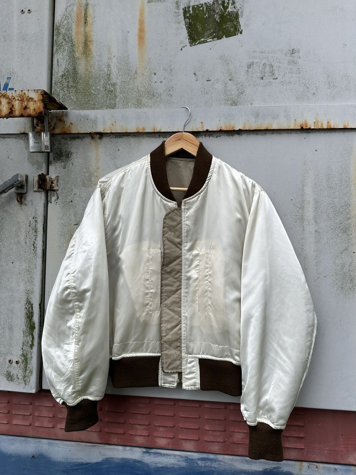 Vintage 👹Vintage Spats Reversible Nylon Bomber Jacket Size US M / EU 48-50 / 2 - 6 Thumbnail