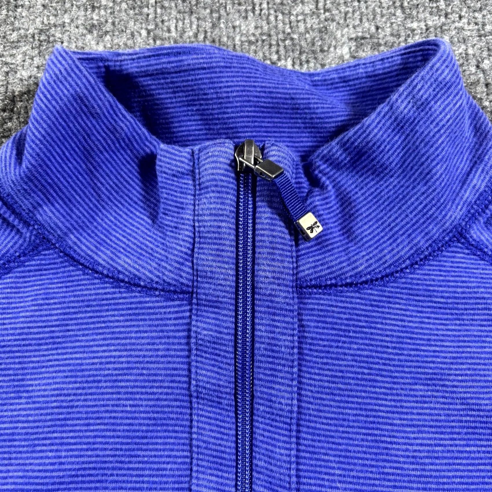 Talbots Talbots Top Womens 2X Plus Purple Cotton Blend 1/2 Zip Long Sleeve Active Golf Tennis Walking Size XXL / US 16-18 / IT 52-54 - 3 Thumbnail