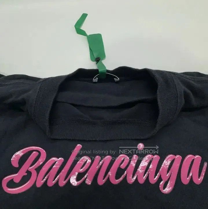 Balenciaga Balenciaga Logo Print Black Short Sleeve T. Size US S / EU 44-46 / 1 - 3 Thumbnail