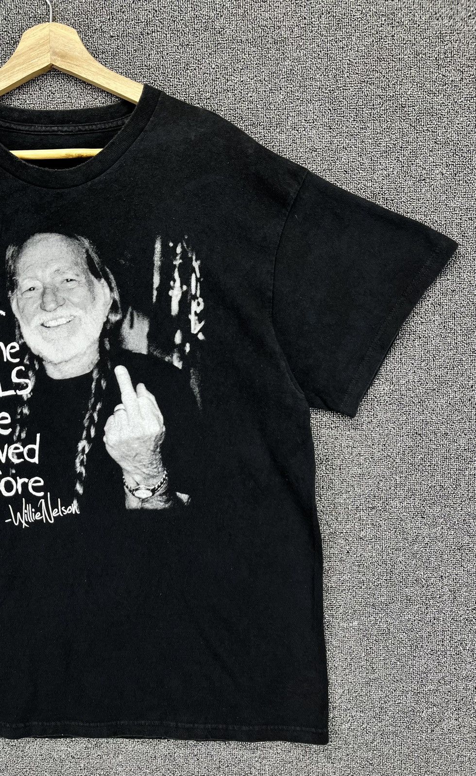 Vintage Willie Nelson Punk Rock Band Tees T Shirts