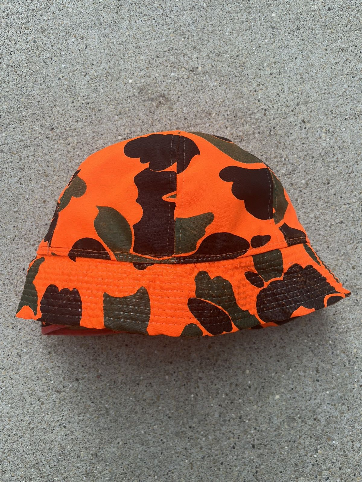 Other Vintage 3M Duck Camo Orange Bucket Hat Size ONE SIZE - 3 Thumbnail