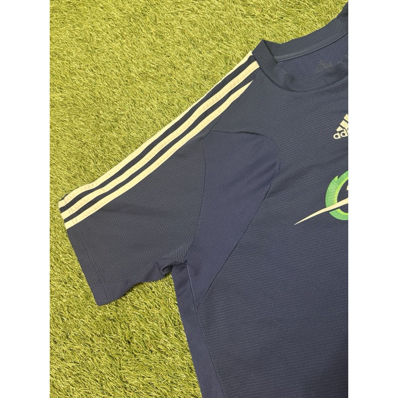 Adidas 2008 Adidas Dale Earnhardt Jr Soccer Style Jersey #88 Men L Size 42 - 6 Thumbnail