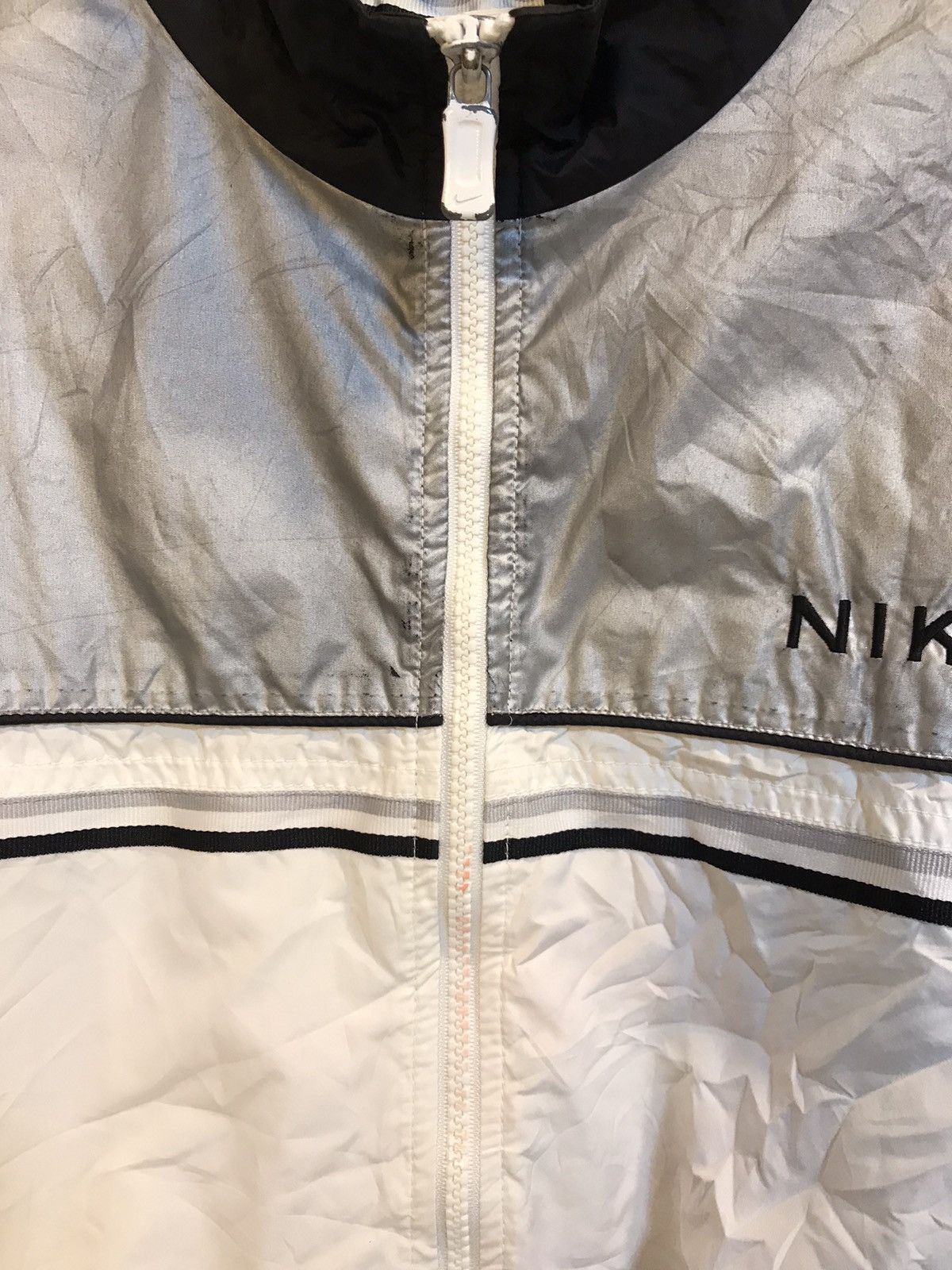 Nike × Vintage Vintage Nike Spell Out Windbreaker Jacket Size US M / EU 48-50 / 2 - 9 Thumbnail