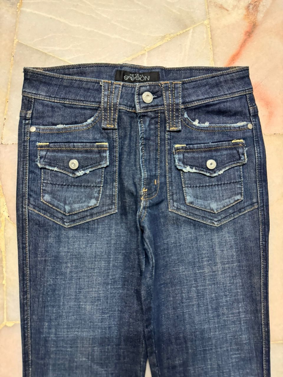 Japanese Brand VINTAGE 2000s 00-LA-LA BUSHPANTS BELL BOTTOM Size US 26 / EU 42 - 6 Thumbnail