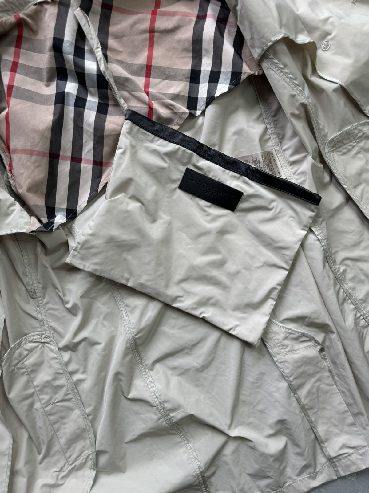 Burberry Burberry Brit Lux Iconic Double Boards Beige Trench Coat Size S / US 4 / IT 40 - 6 Thumbnail