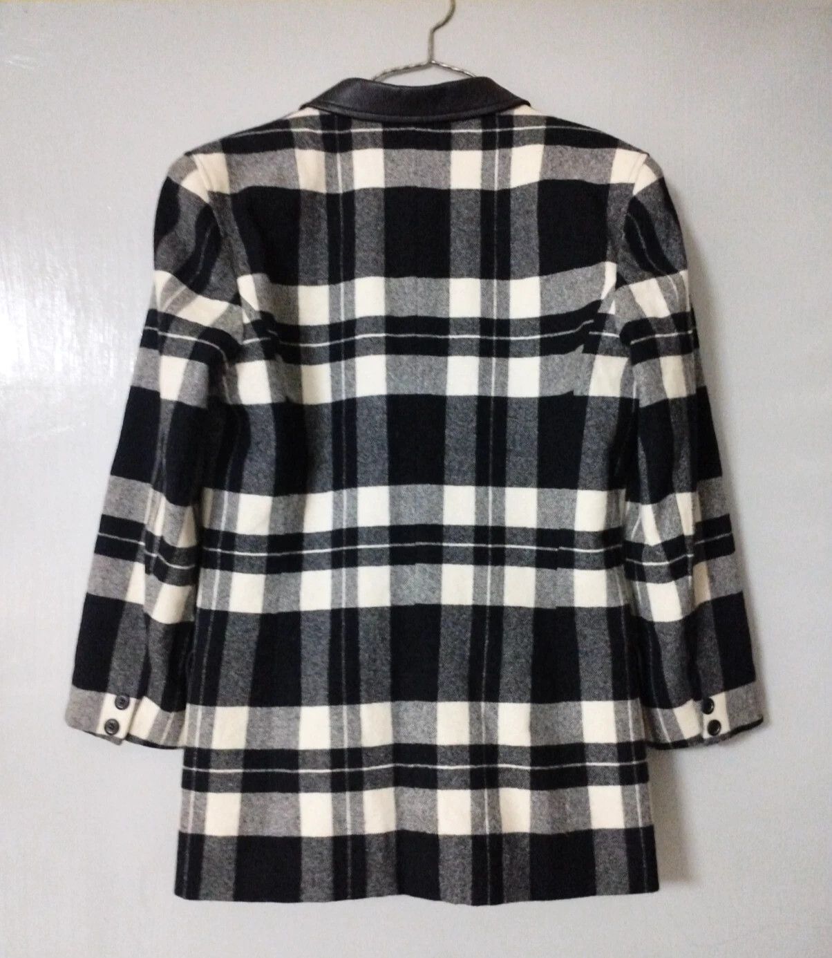 Courreges × Vintage COURREGES PARIS Women Plaid Jacket Size 9AR Retro Japan Size M / US 6-8 / IT 42-44 - 2 Thumbnail
