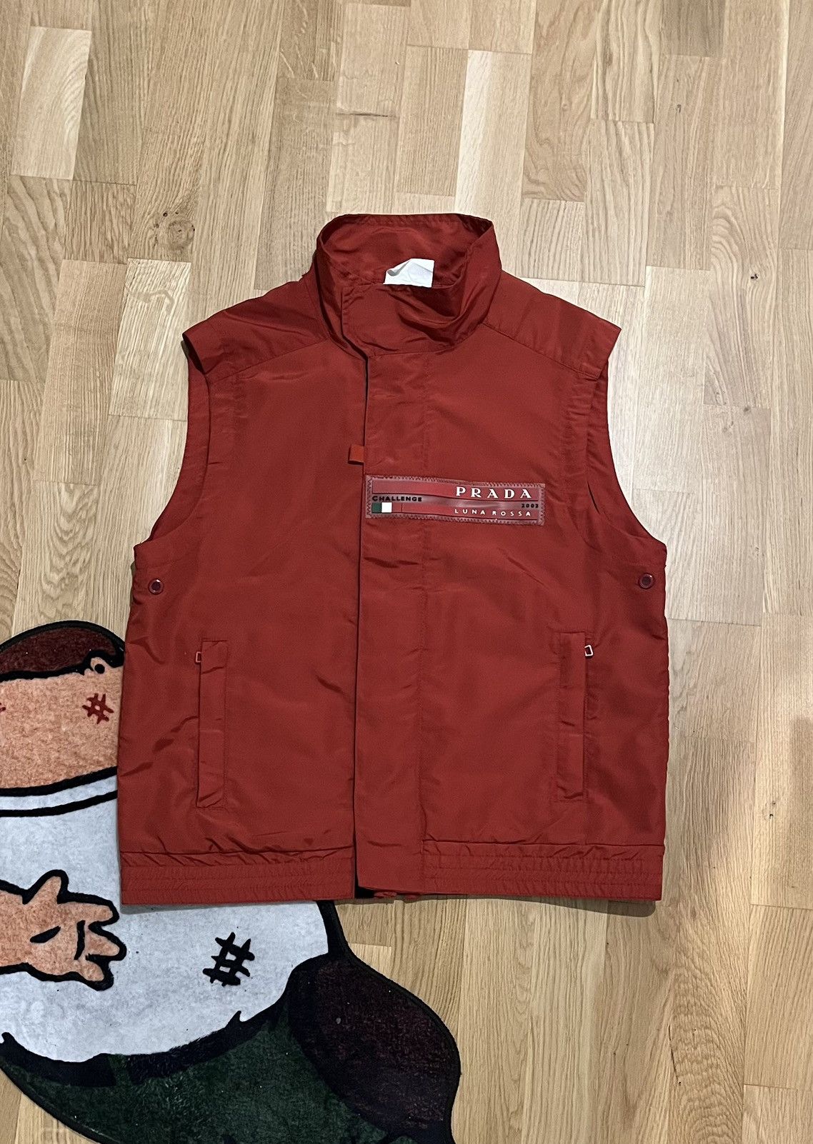 Prada Prada Luna Rossa Vest Challenge 2003 - M Size US M / EU 48-50 / 2 - 2 Thumbnail