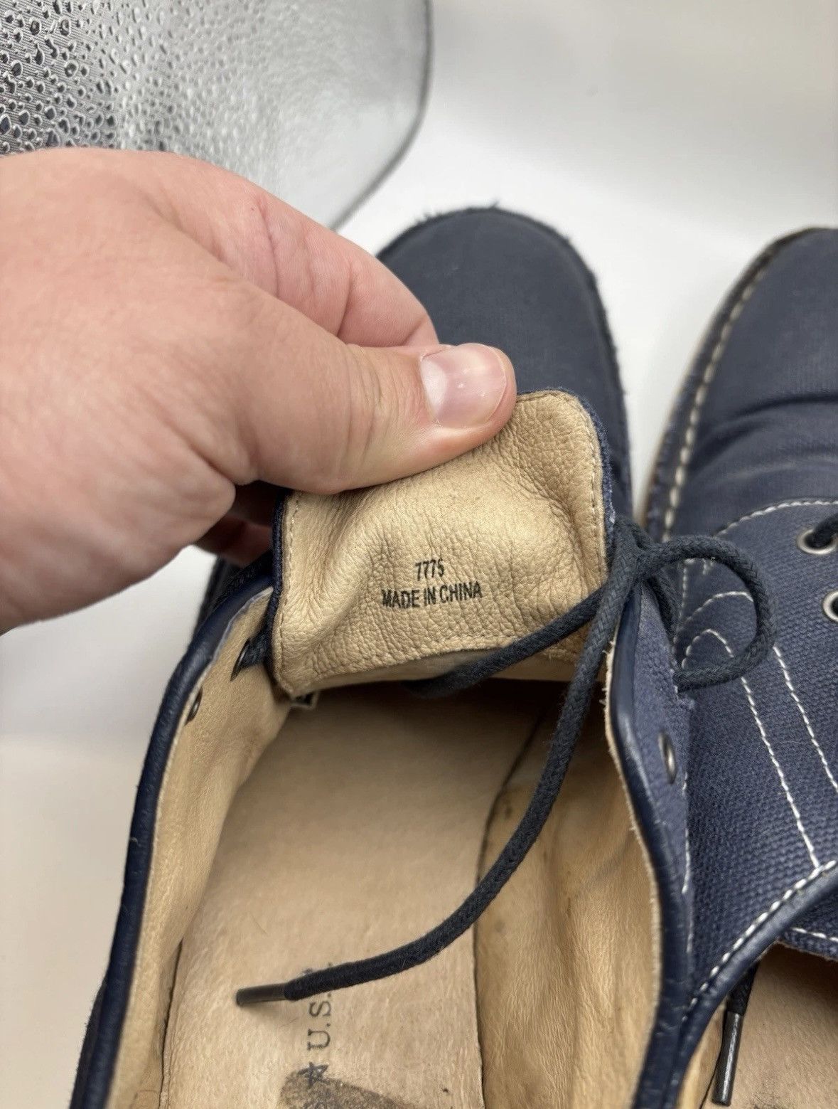 John Varvatos John Varvatos Sid Eva Derby Blue Canvas Shoes Men's 11.5 Size US 11.5 / EU 44-45 - 7 Thumbnail