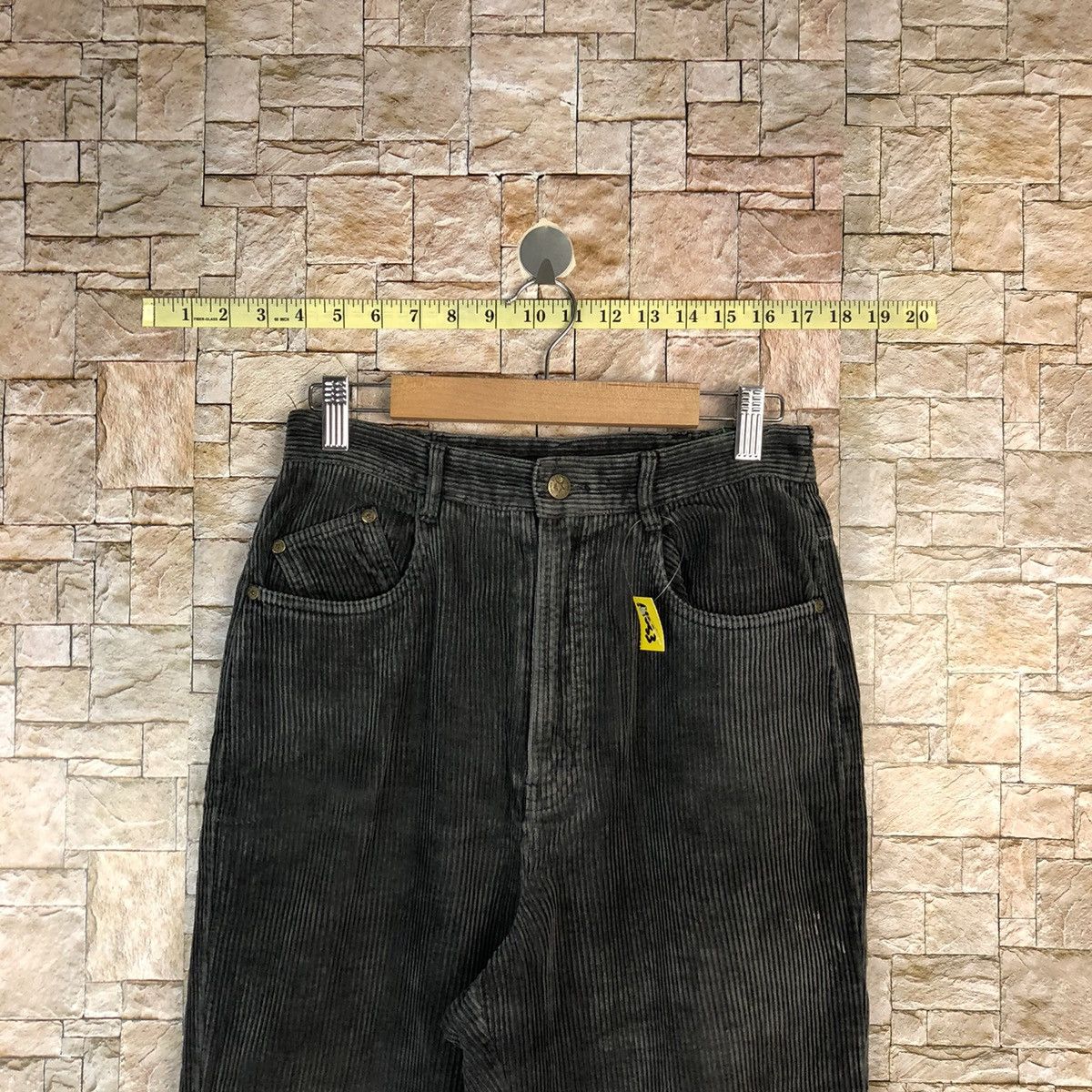 Japanese Brand Japanese Brand Black Conduroy Pants #A1033 Size 26" / US 2 / IT 38 - 4 Thumbnail