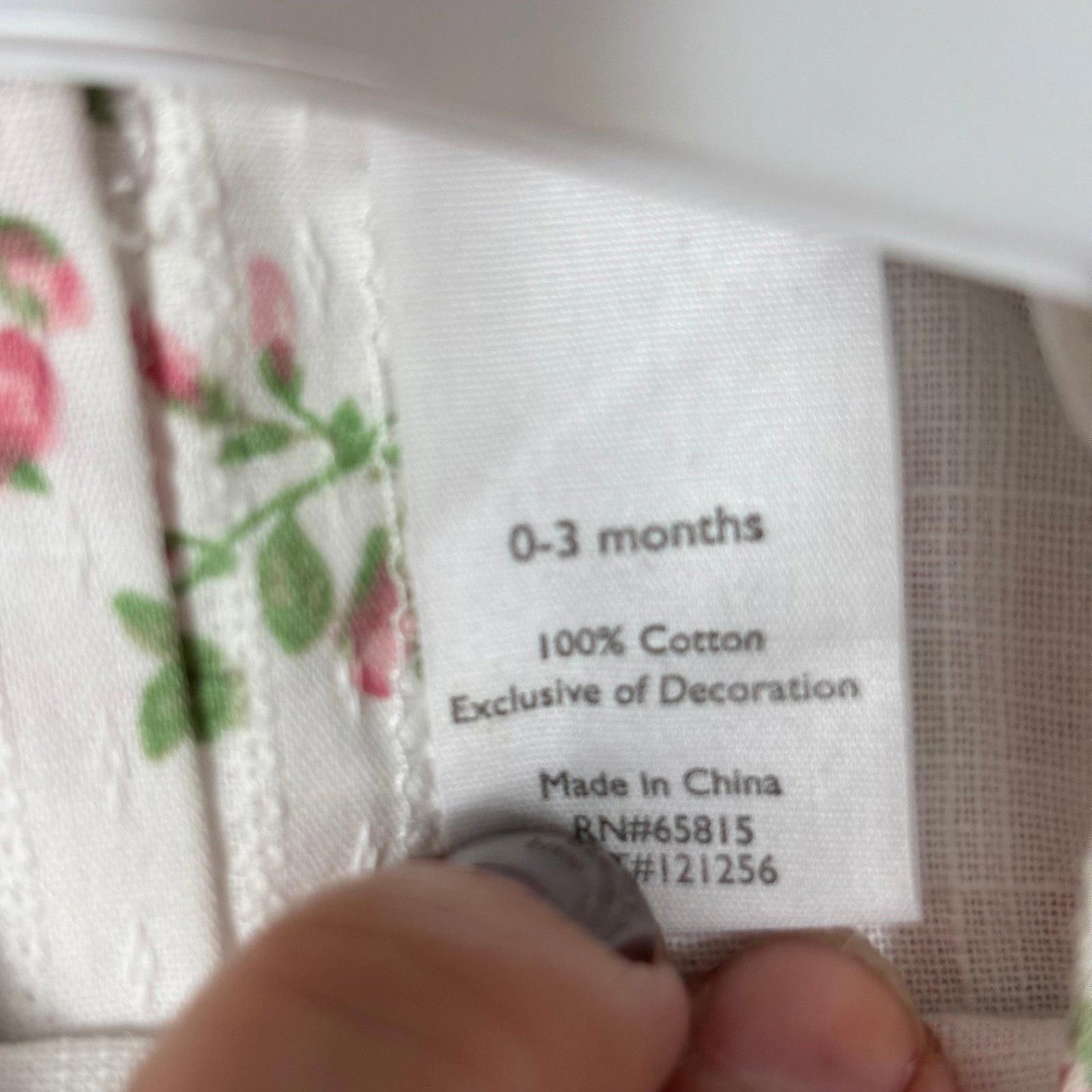 Other Laura Ashley Baby Floral Romper 0-3 Months NWT Size ONE SIZE - 6 Thumbnail