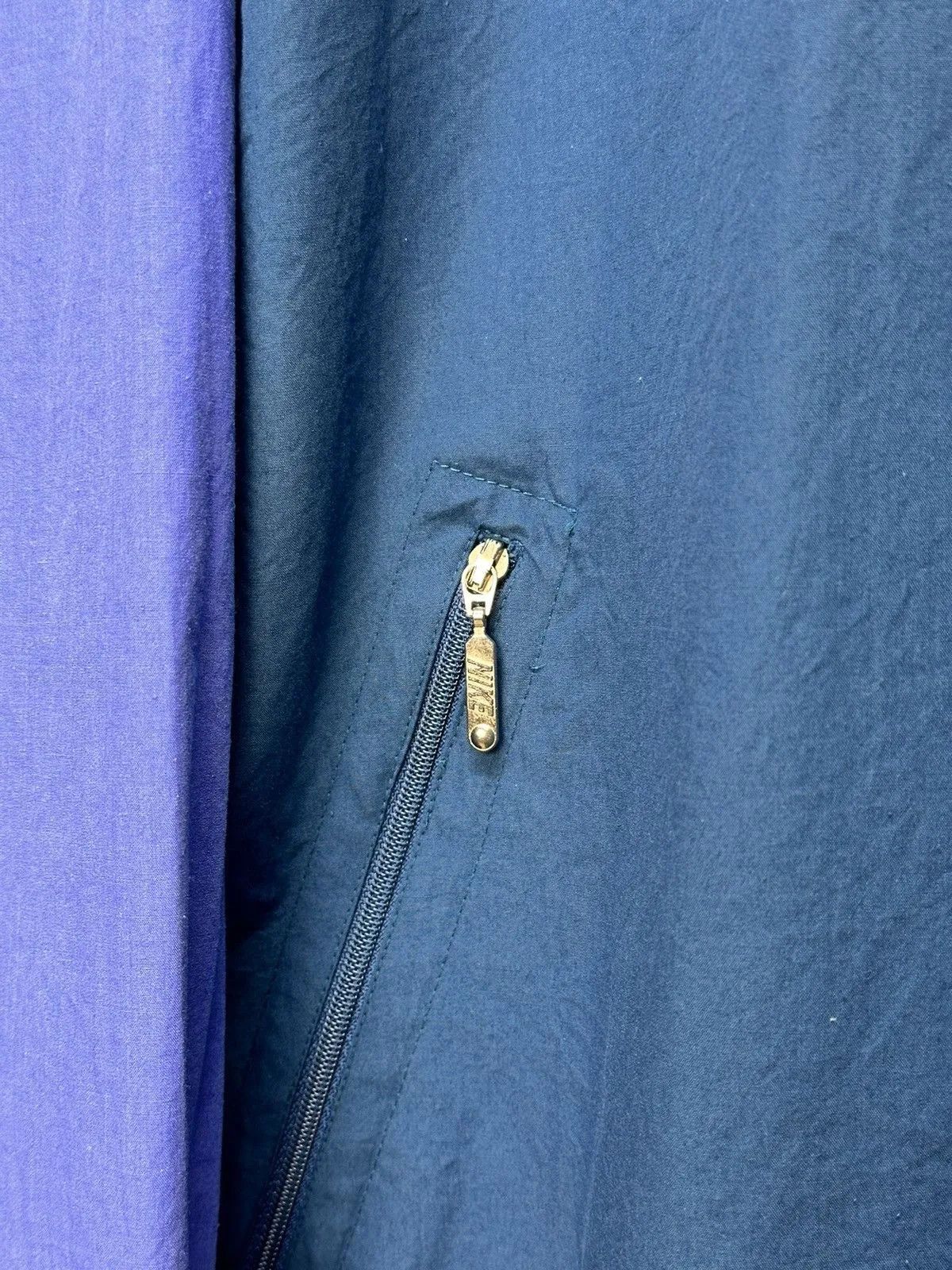 Vintage Rare Vintage 00s Nike Nylon Jacket Big Swoosh Hoodie Size US XL / EU 56 / 4 - 6 Thumbnail