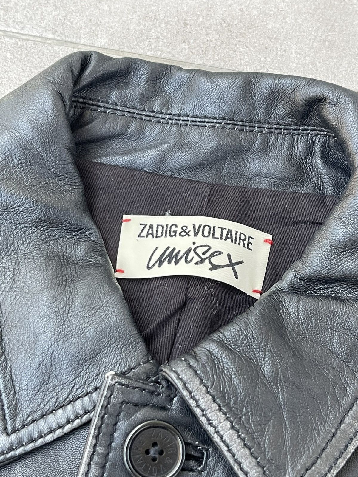 Zadig & Voltaire !DS! SS23 Zadig & Voltaire Lasso Dyed Leather Jacket Size US M / EU 48-50 / 2 - 21 Thumbnail