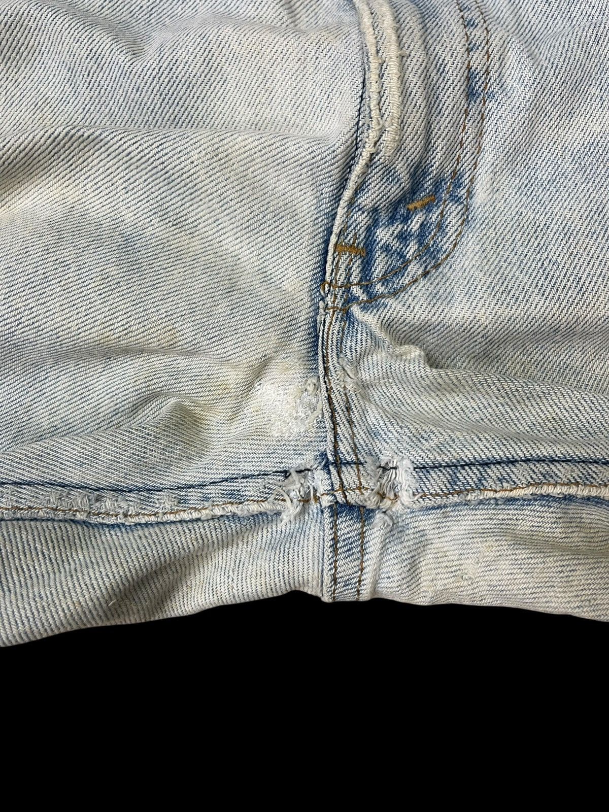 Levi's Vintage Levi’s 550 Jeans Orange Tab Faded Distressed Size US 33 - 4 Thumbnail
