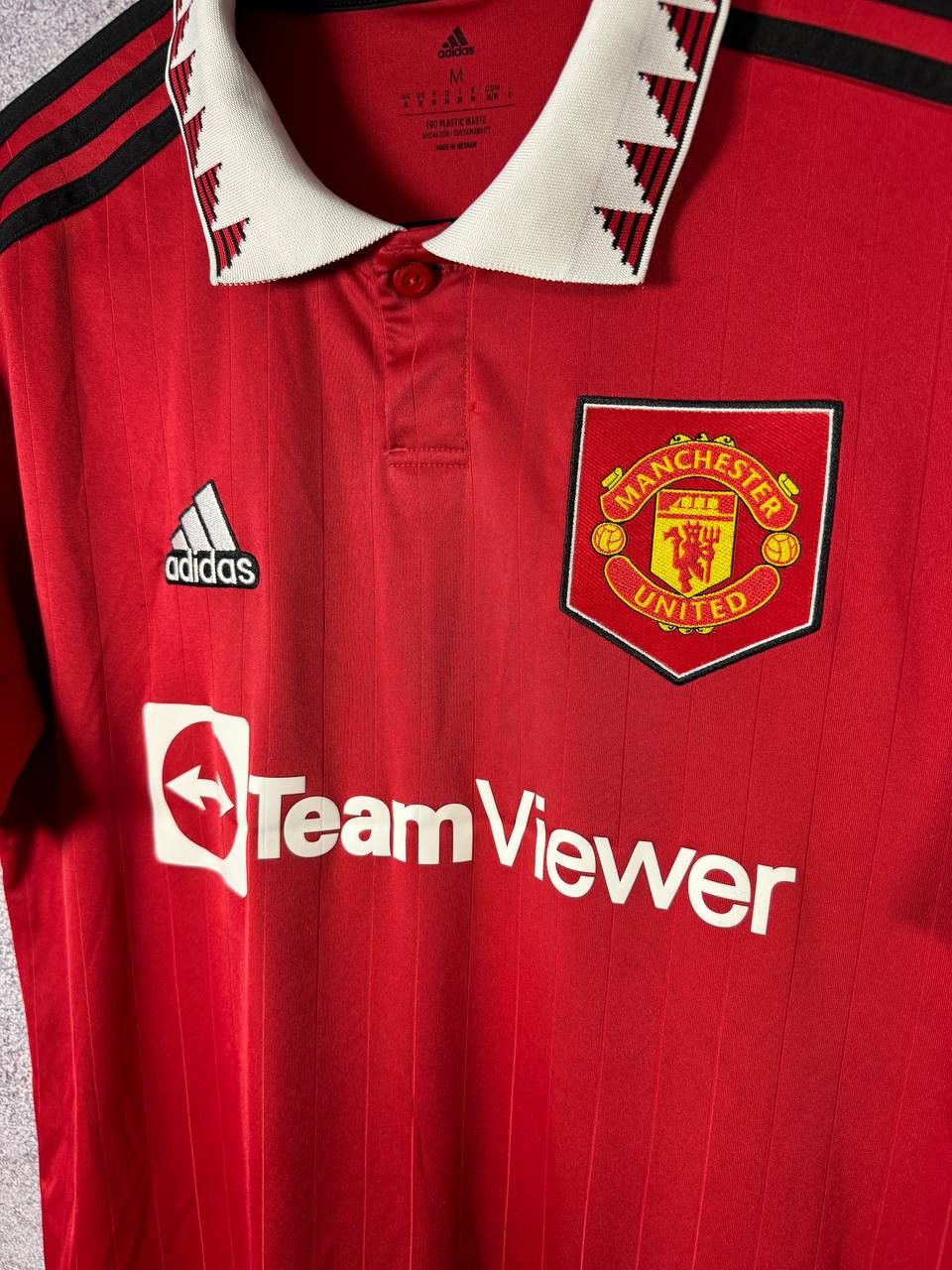 Adidas SANCHO Manchester United 2022/23 Adidas Soccer Jersey Size US M / EU 48-50 / 2 - 7 Thumbnail
