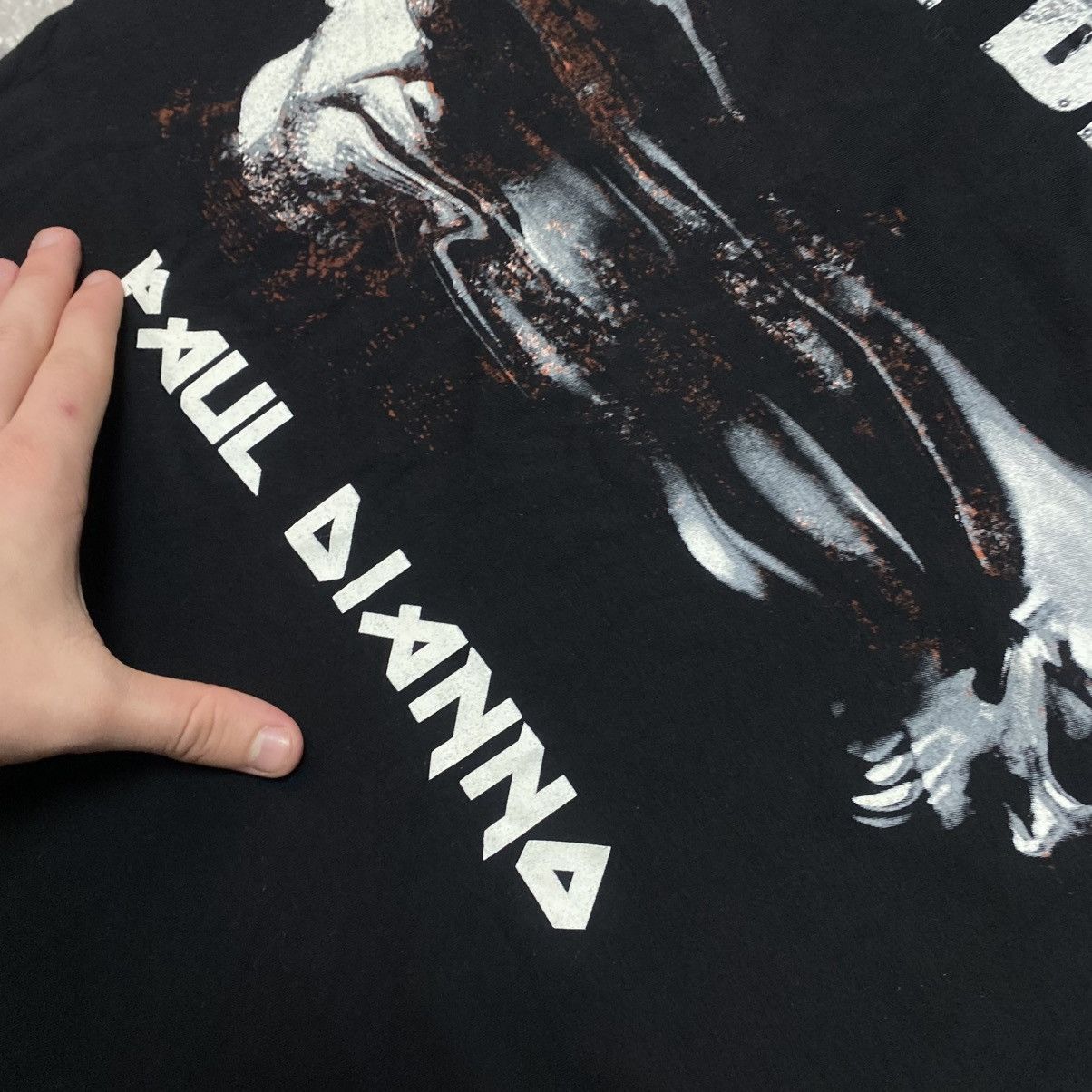 Band Tees Vintage The Beast Paul Dianno Iron Maiden 90’s rock band tee Size US M / EU 48-50 / 2 - 4 Thumbnail