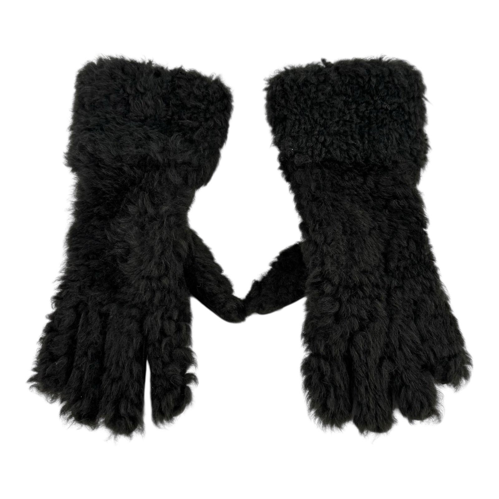 Bottega Veneta Bottega Veneta Shearling & Leather Gloves Size ONE SIZE - 1 Thumbnail