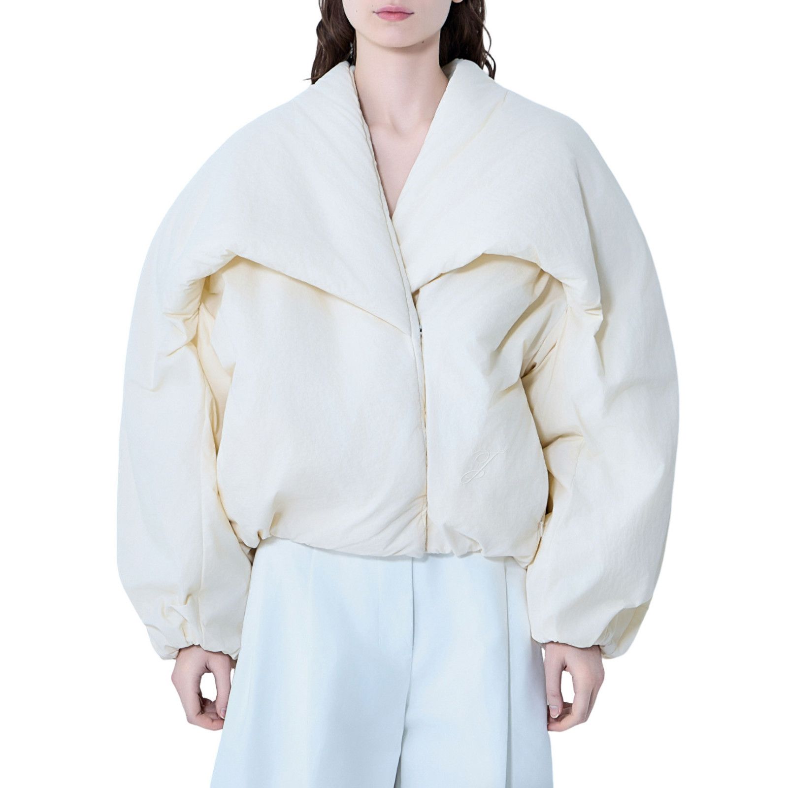 Jacquemus JACQUEMUS The Chale White Bomber Jacket New & Authentic (Wom Size XS / US 0-2 / IT 36-38 - 1 Preview