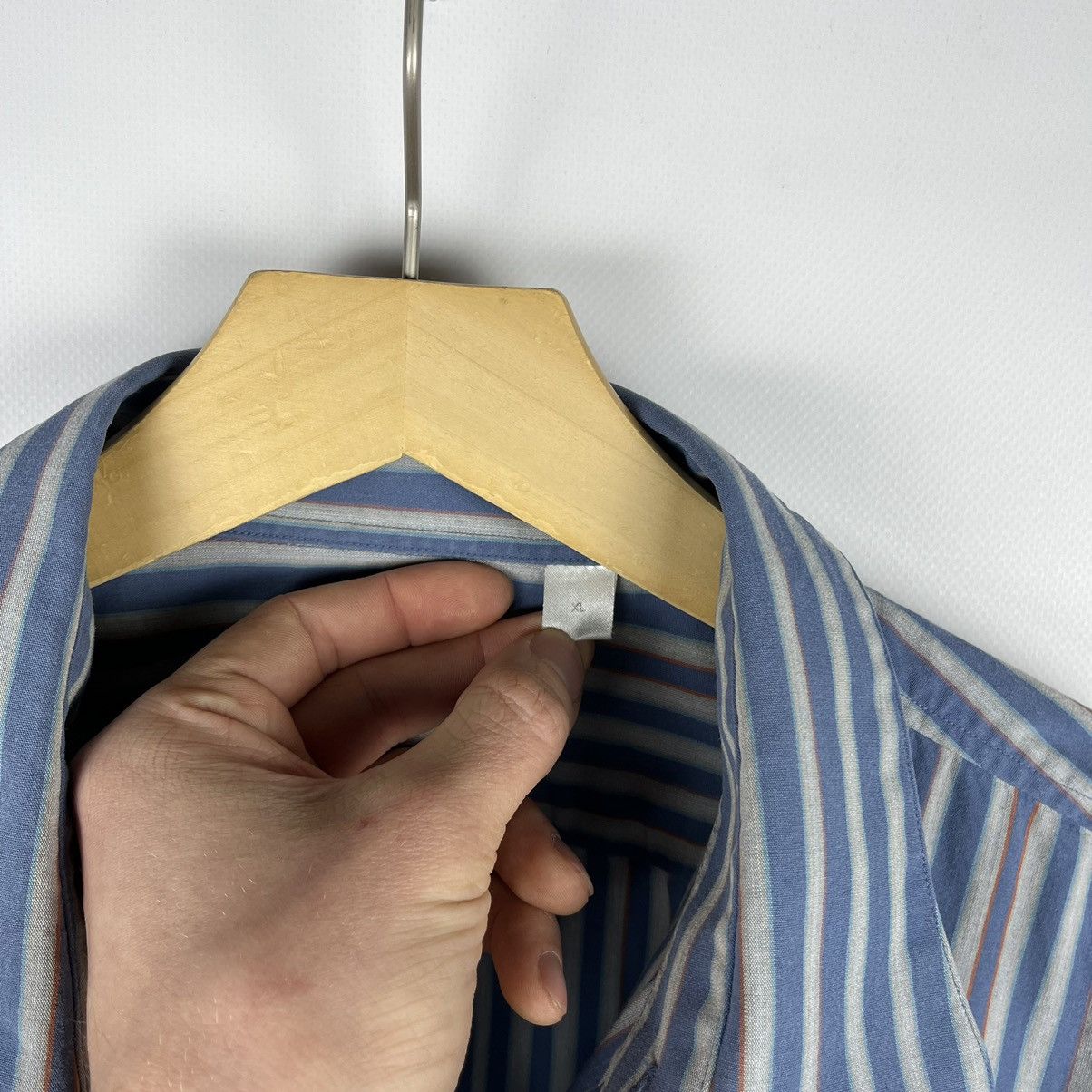 Yves Saint Laurent Vintage Yves Saint Laurent YSL y2k stripped shirt 90’s Size US XL / EU 56 / 4 - 7 Thumbnail