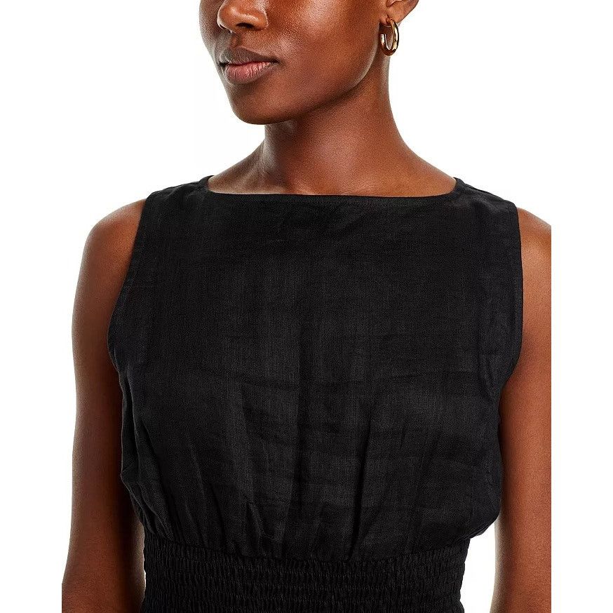 FAITHFULL Faithfull the Brand Women Smocked Waist Midi Dress Size 6 Size M / US 6-8 / IT 42-44 - 5 Thumbnail