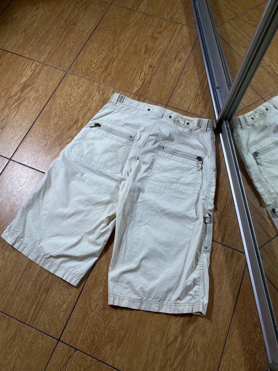 O'Neill × Vintage Crazy Y2K Oneill cargo Faded Baggy Skater Shorts Size US 32 / EU 48 - 15 Thumbnail